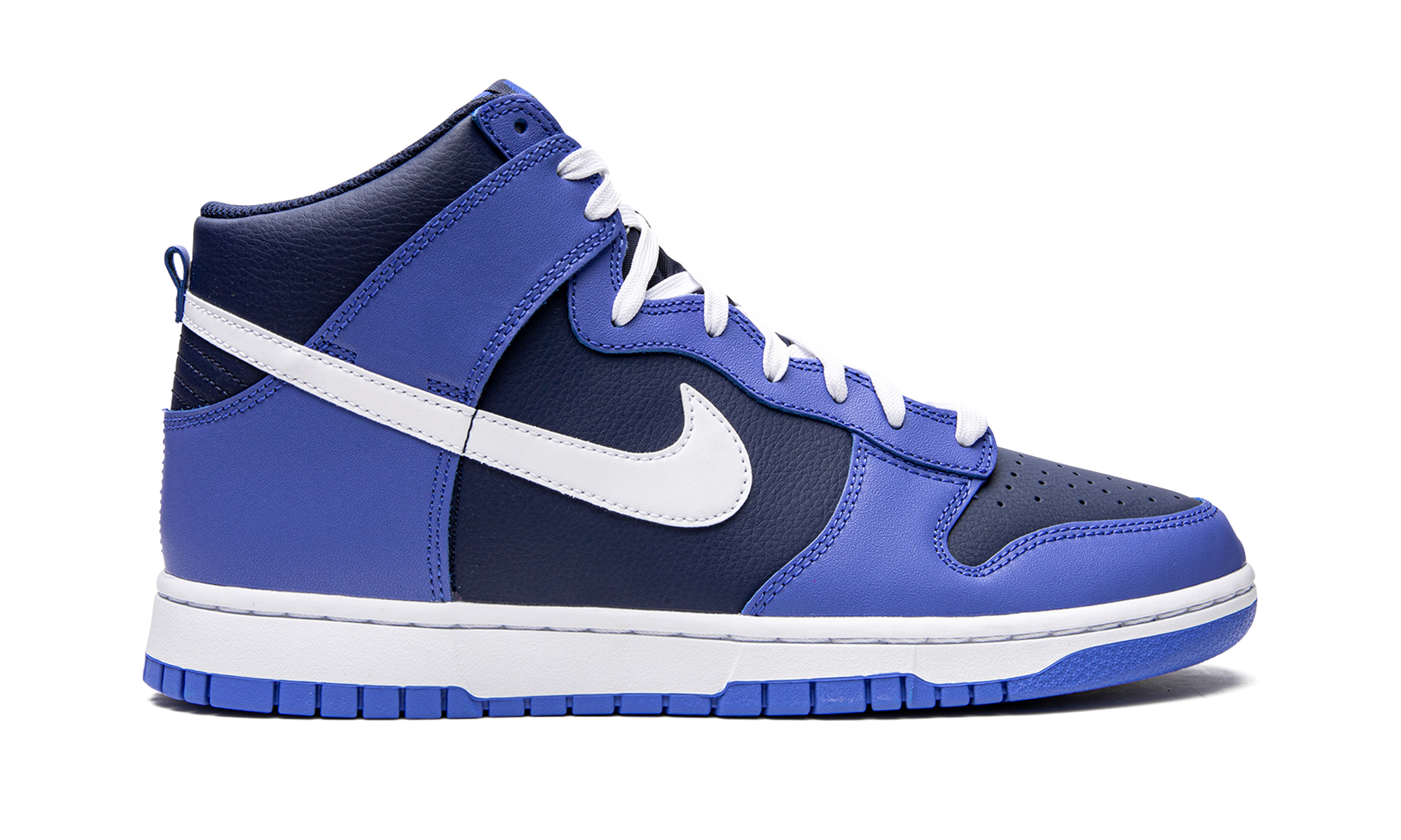 nike dunk high medium blue midnight navy+DJ6189-400+right view