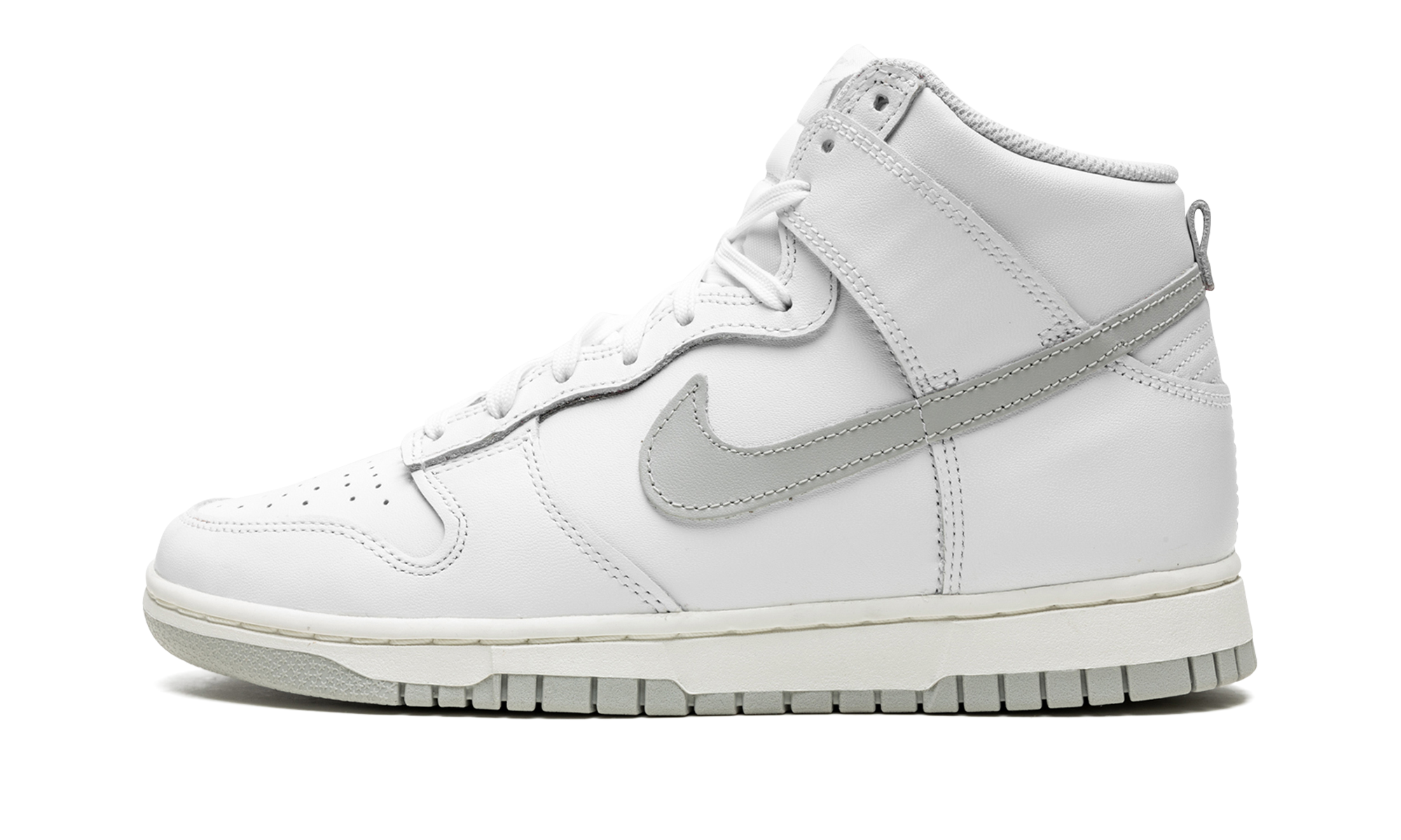 nike dunk high neutral grey women s+DD1869-111+diagnol right view 1