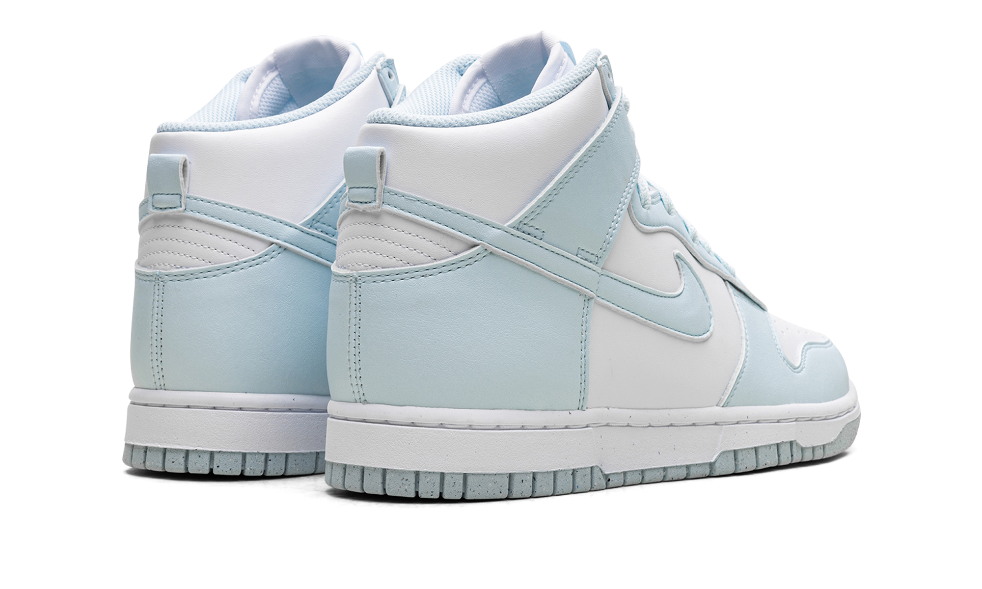 nike dunk high next nature glacier ice women s+FV5960-100+diagnol right behind view