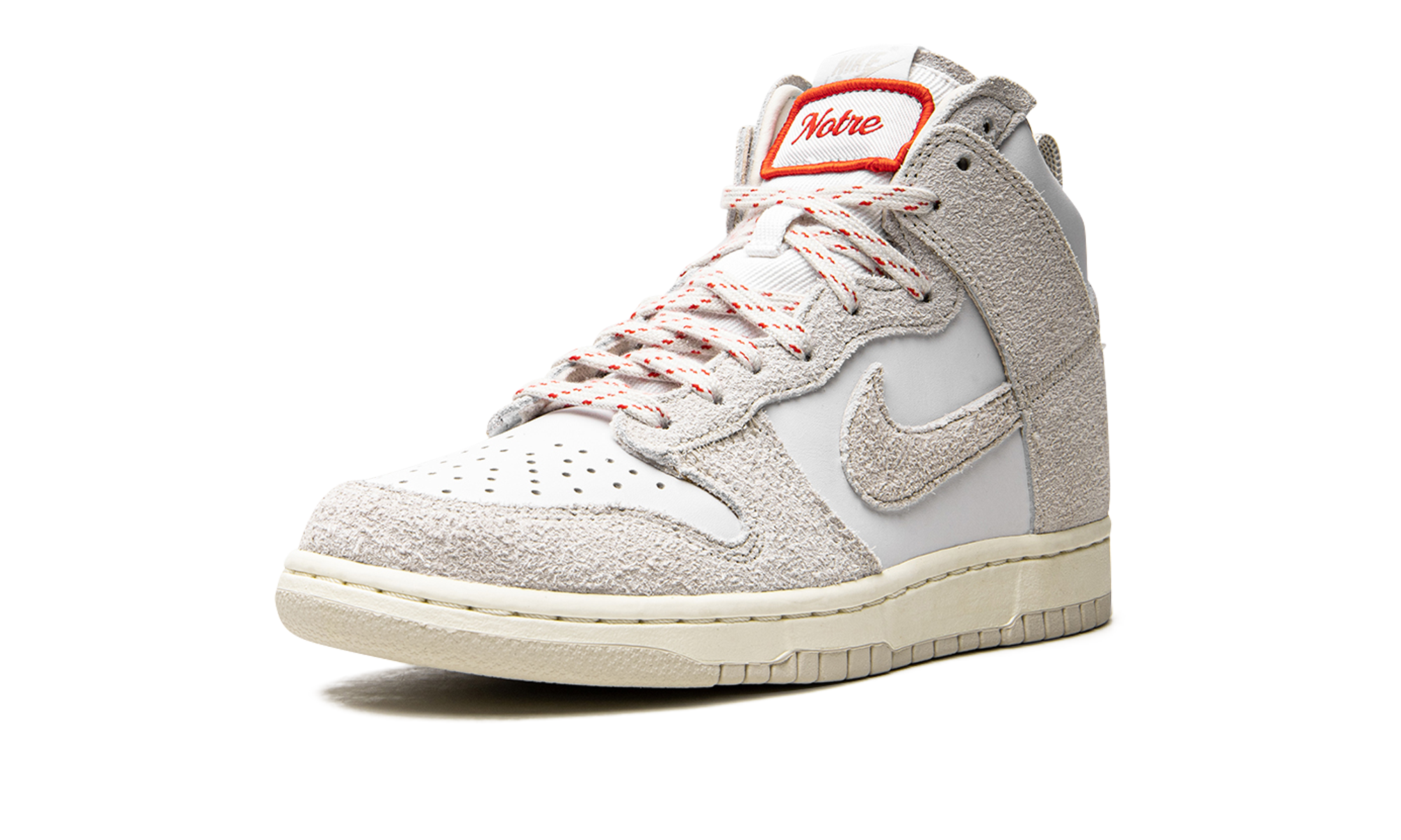 nike dunk high notre light orewood brown+CW3092-100+left diagnol single view