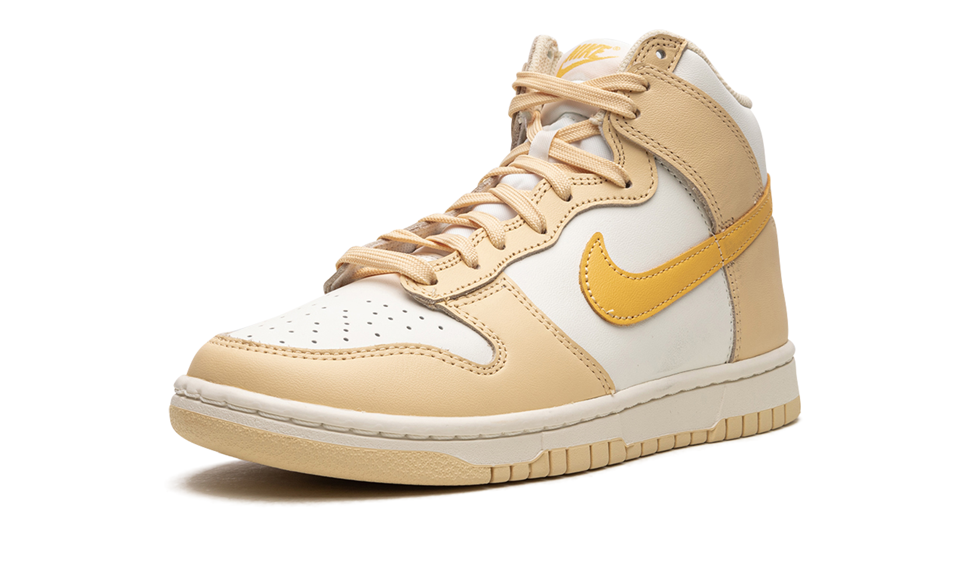 nike dunk high pale vanilla topaz gold women s+DD1869-201+left diagnol single view
