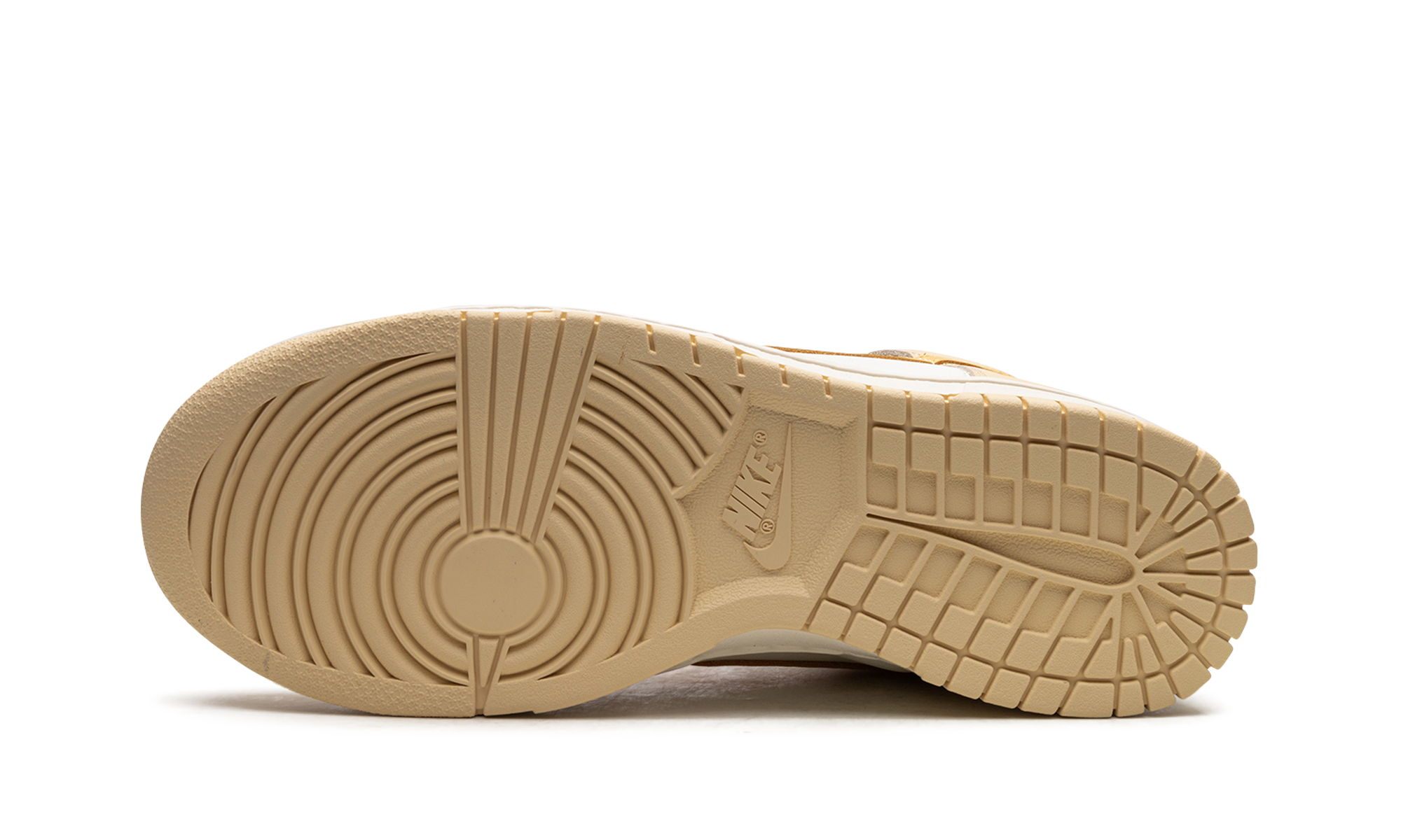 nike dunk high pale vanilla topaz gold women s+DD1869-201+bottom view