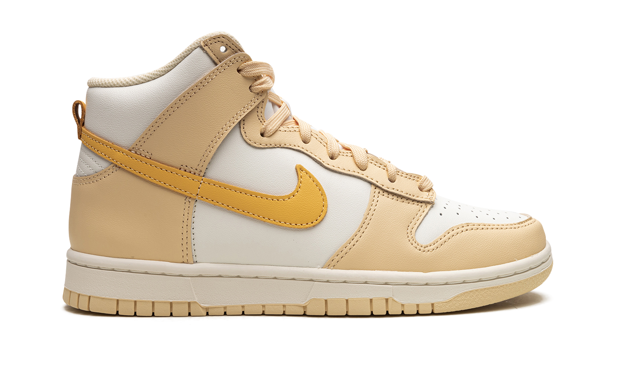 nike dunk high pale vanilla topaz gold women s+DD1869-201+right view