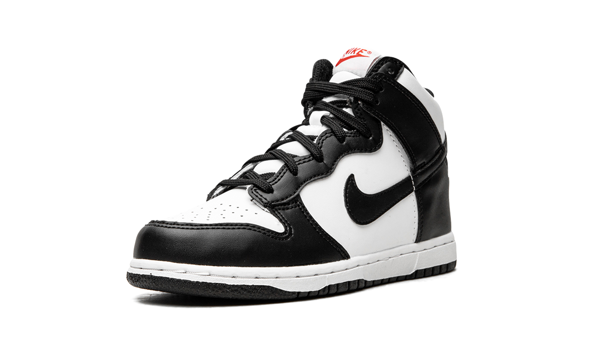 nike dunk high panda 2021 ps+DD2314-103+left diagnol single view