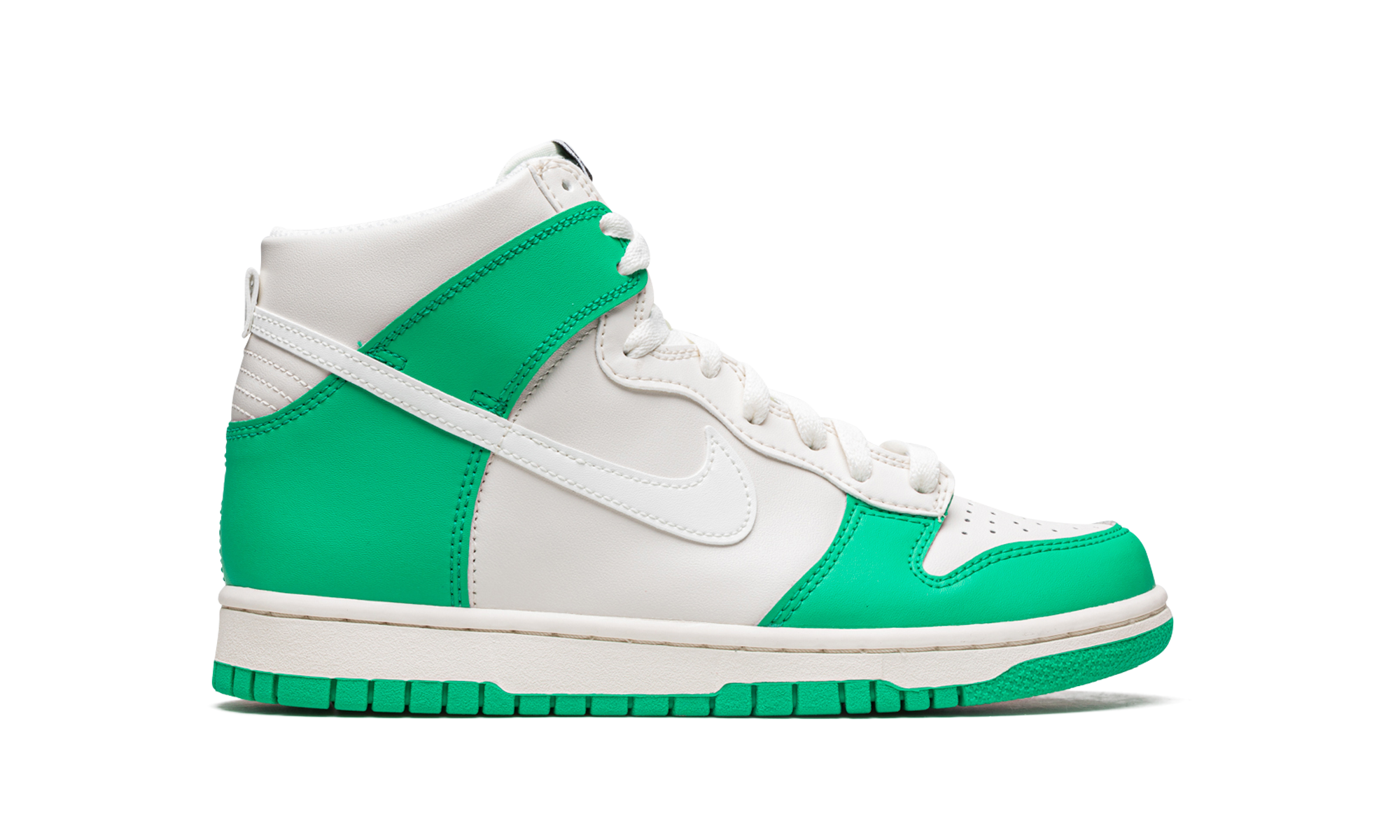 nike dunk high phantom stadium green gs+DB2179-002+right view