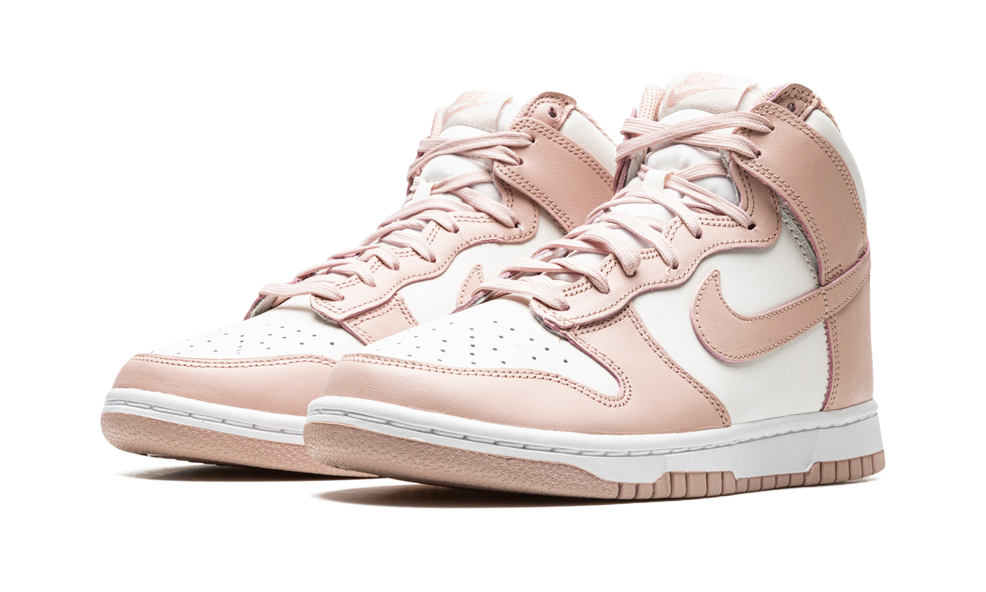 nike dunk high pink oxford women s+DD1869-003+diagnol left view