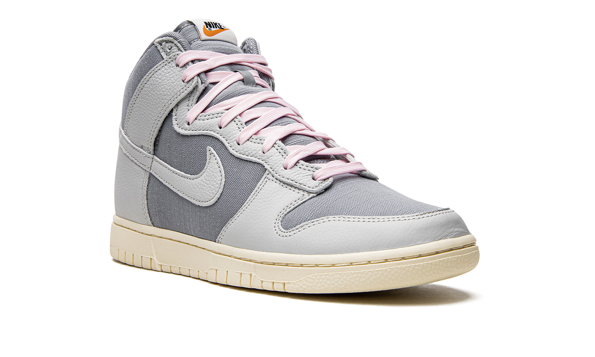 nike dunk high premium certified fresh particle grey+DQ8800-001+diagnol right view