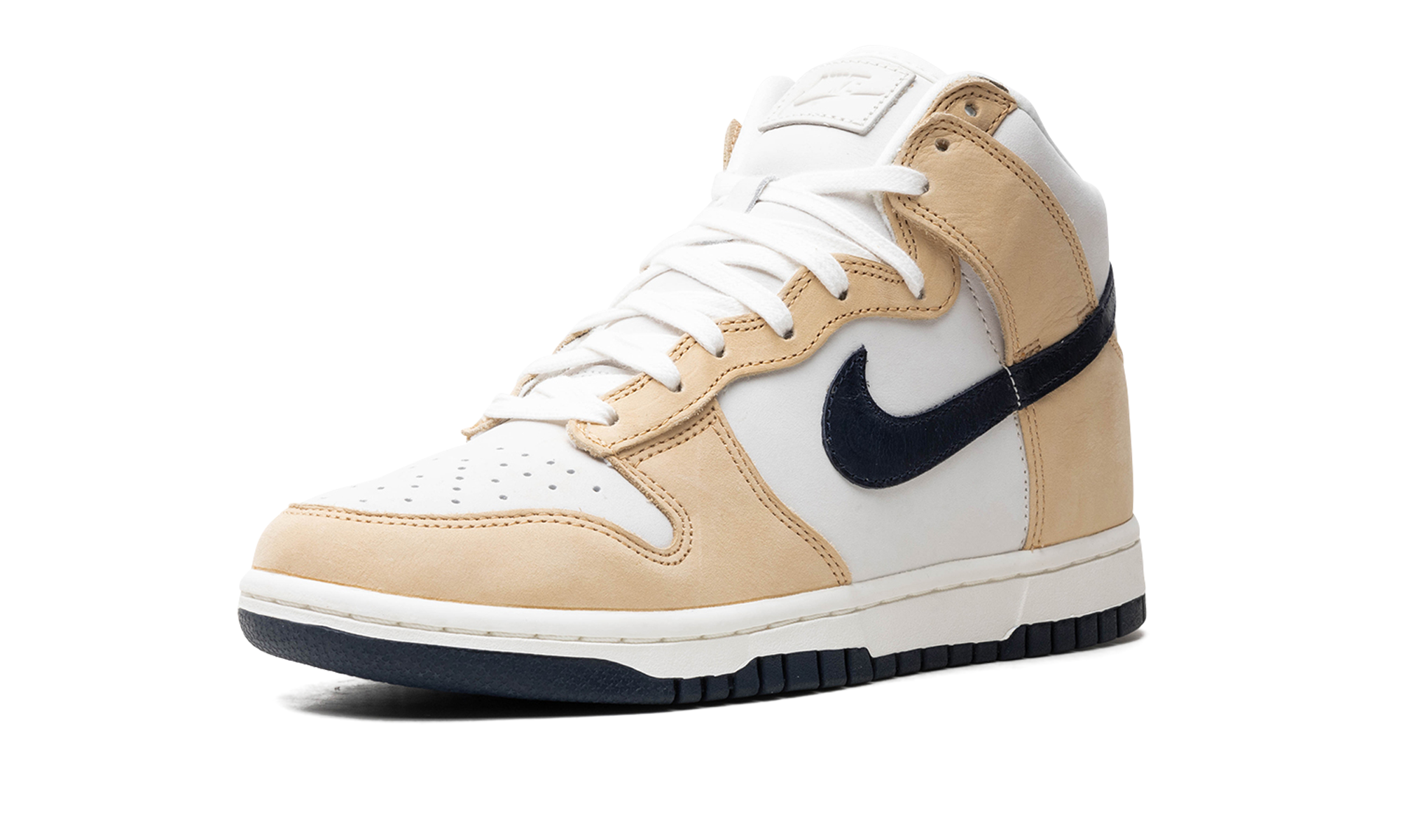 nike dunk high premium sesame women s+DX2044-101+left diagnol single view