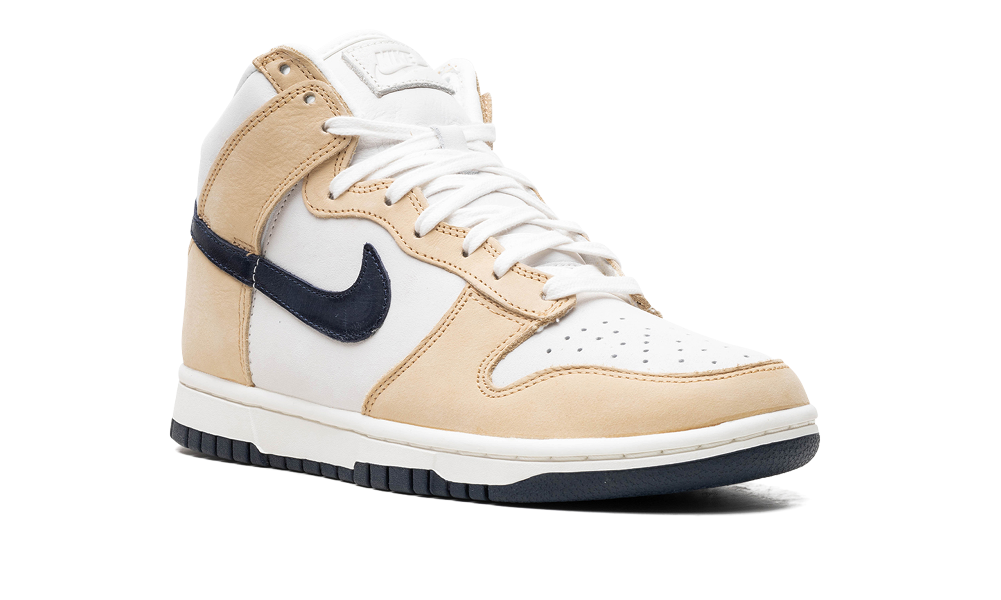 nike dunk high premium sesame women s+DX2044-101+diagnol right view