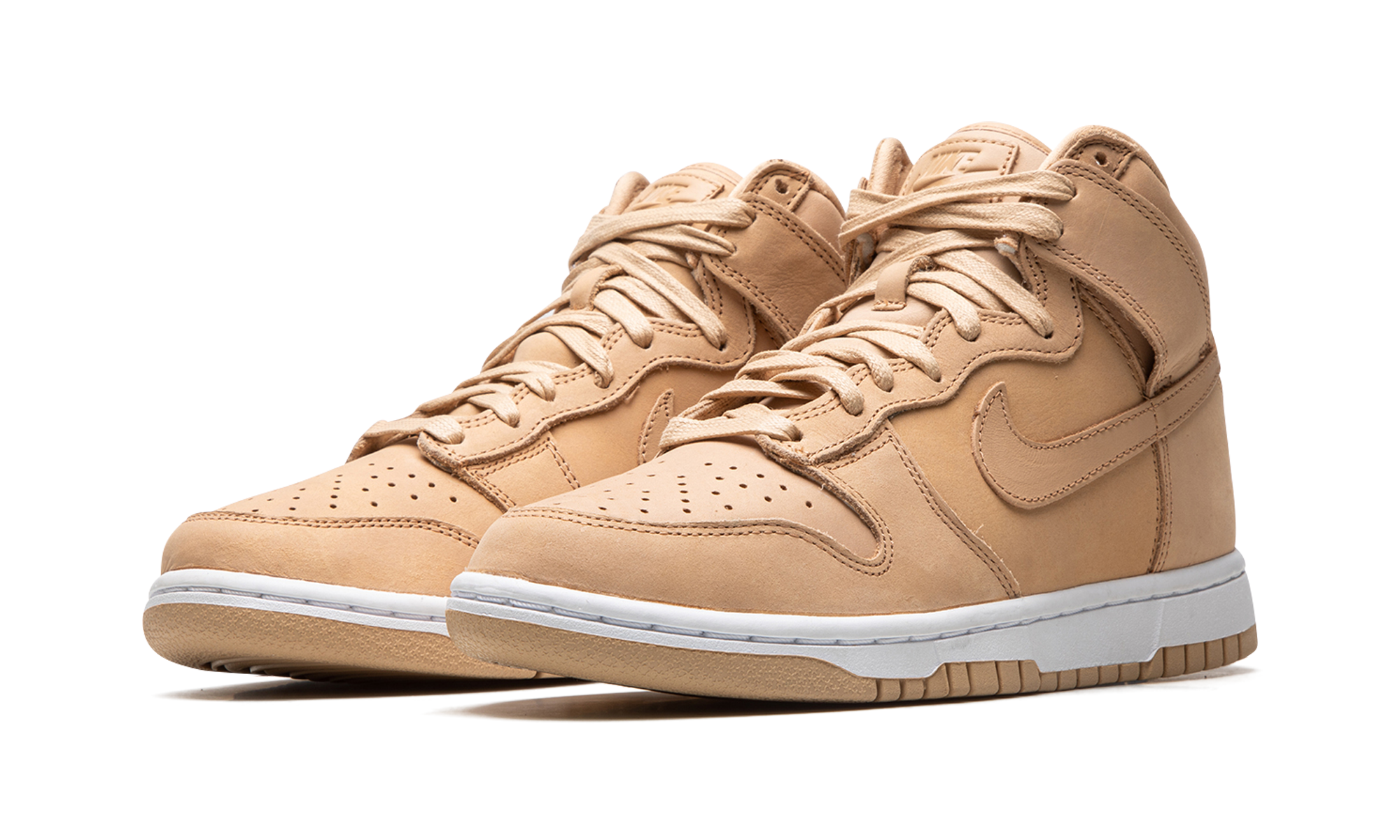 nike dunk high premium vachetta tan women s+DX2044-201+diagnol left view