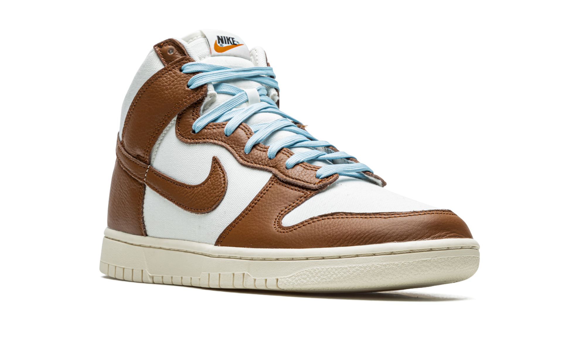 nike dunk high prm vintage pecan sail+DQ8800-200+diagnol right view