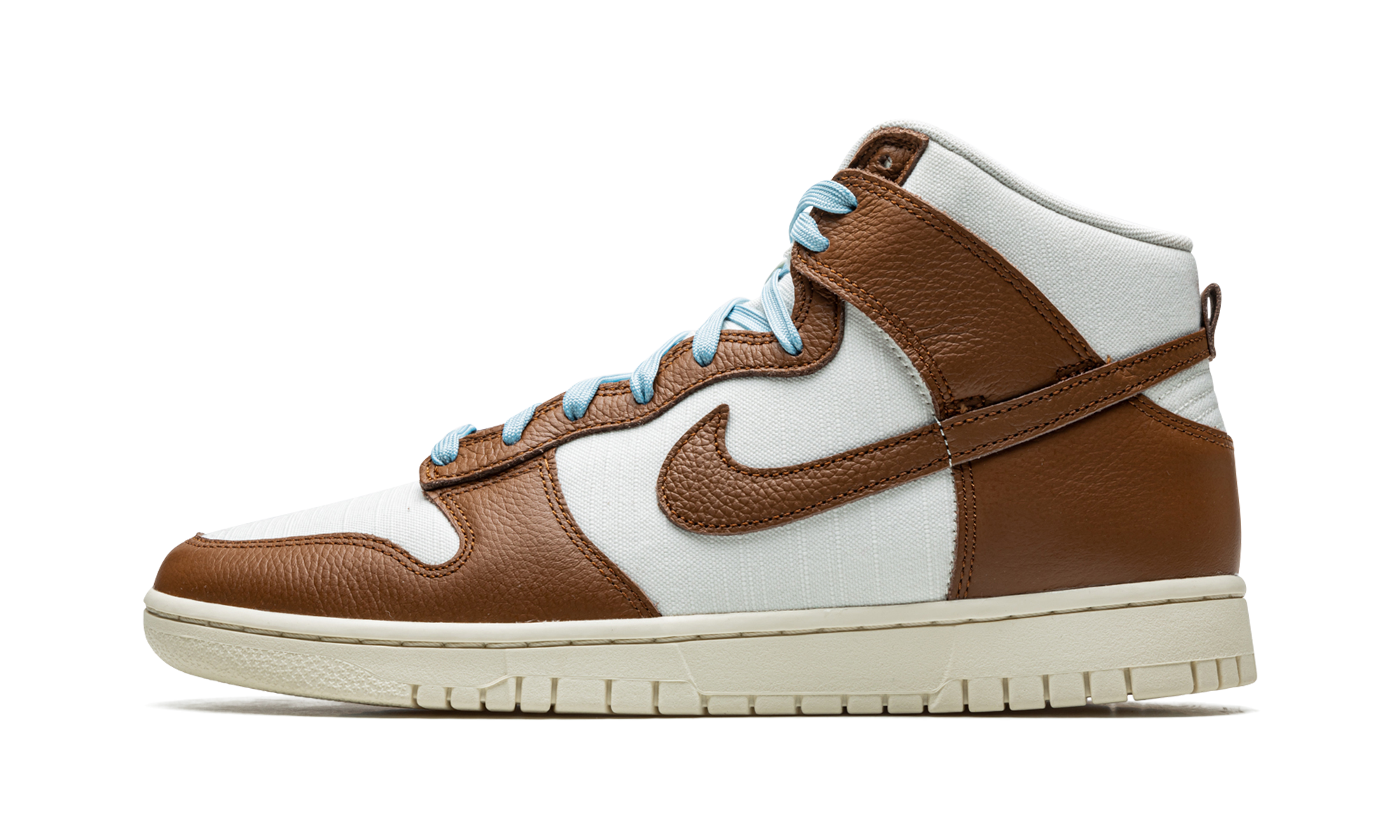 nike dunk high prm vintage pecan sail+DQ8800-200+diagnol right view 1