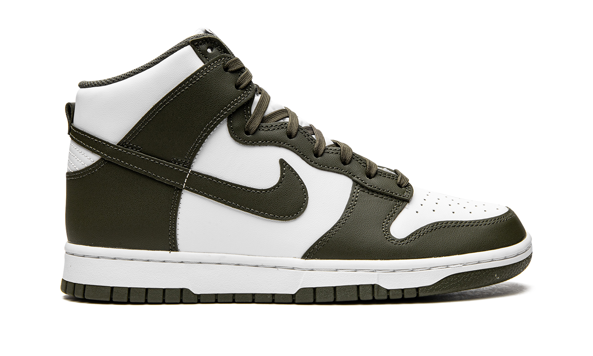 nike dunk high retro cargo khaki 2021+DD1399-107+right view