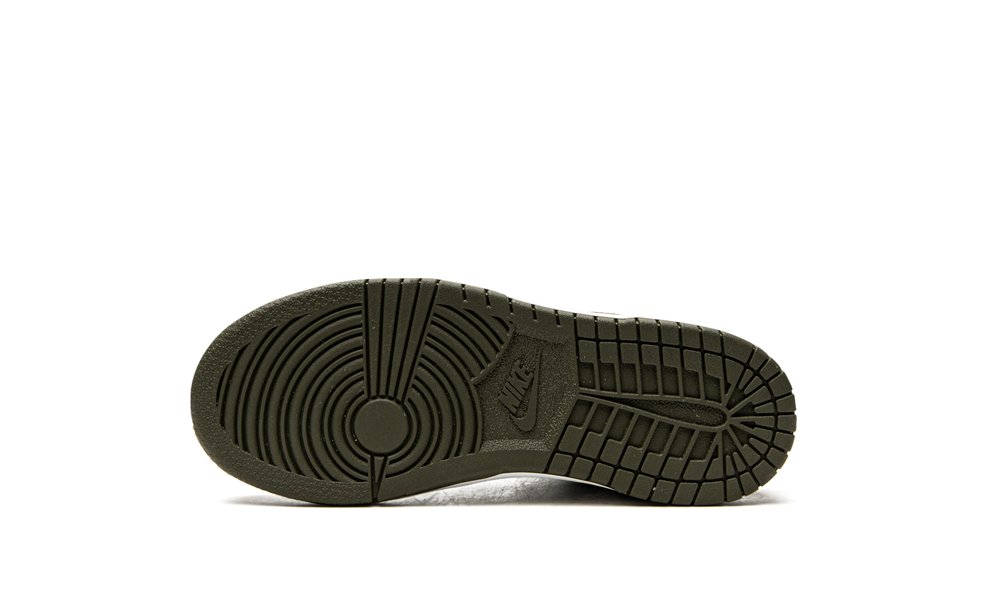 nike dunk high retro cargo khaki ps+DD2314-105+bottom view