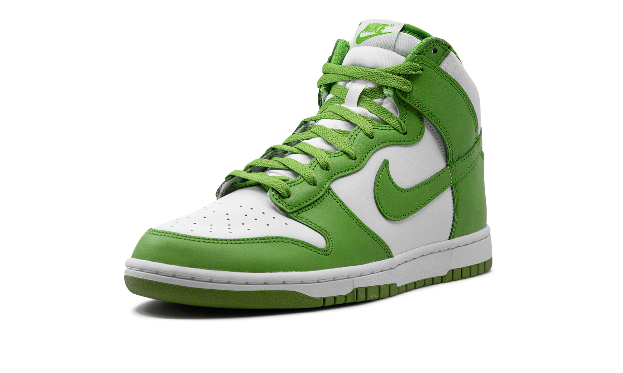 nike dunk high retro chlorophyll+DV0829-101+left diagnol single view