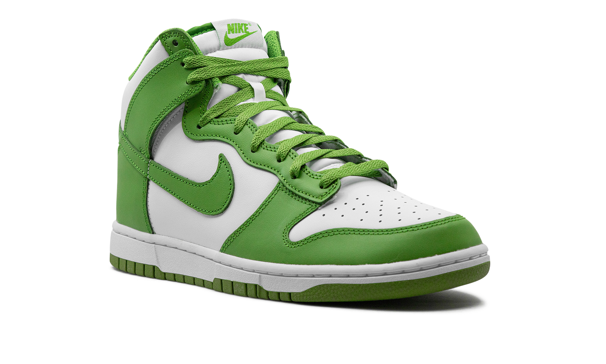 nike dunk high retro chlorophyll+DV0829-101+diagnol right view