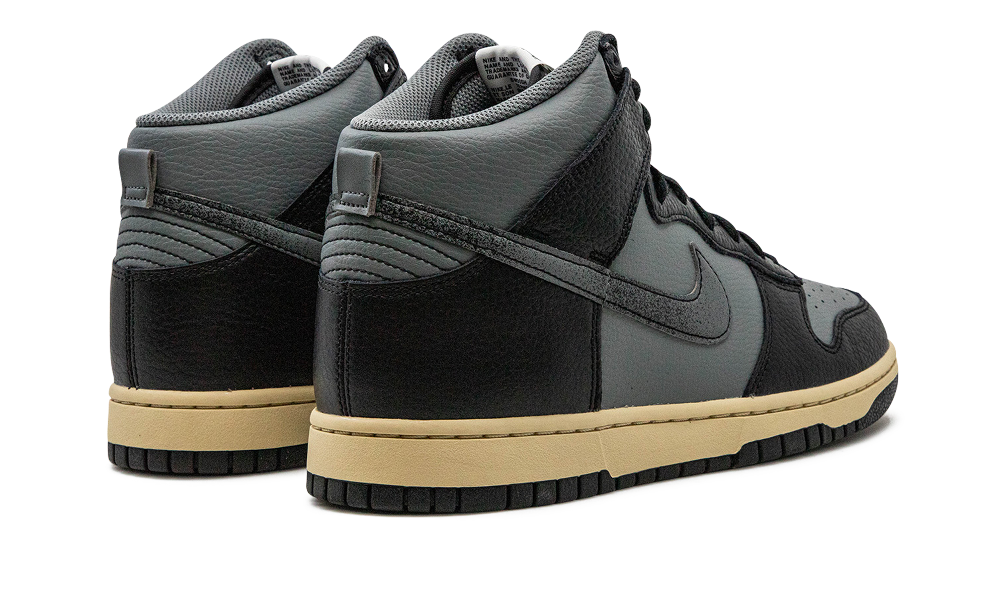 nike dunk high retro premium classics 50 years of hip hop+DV7216-001+diagnol right behind view