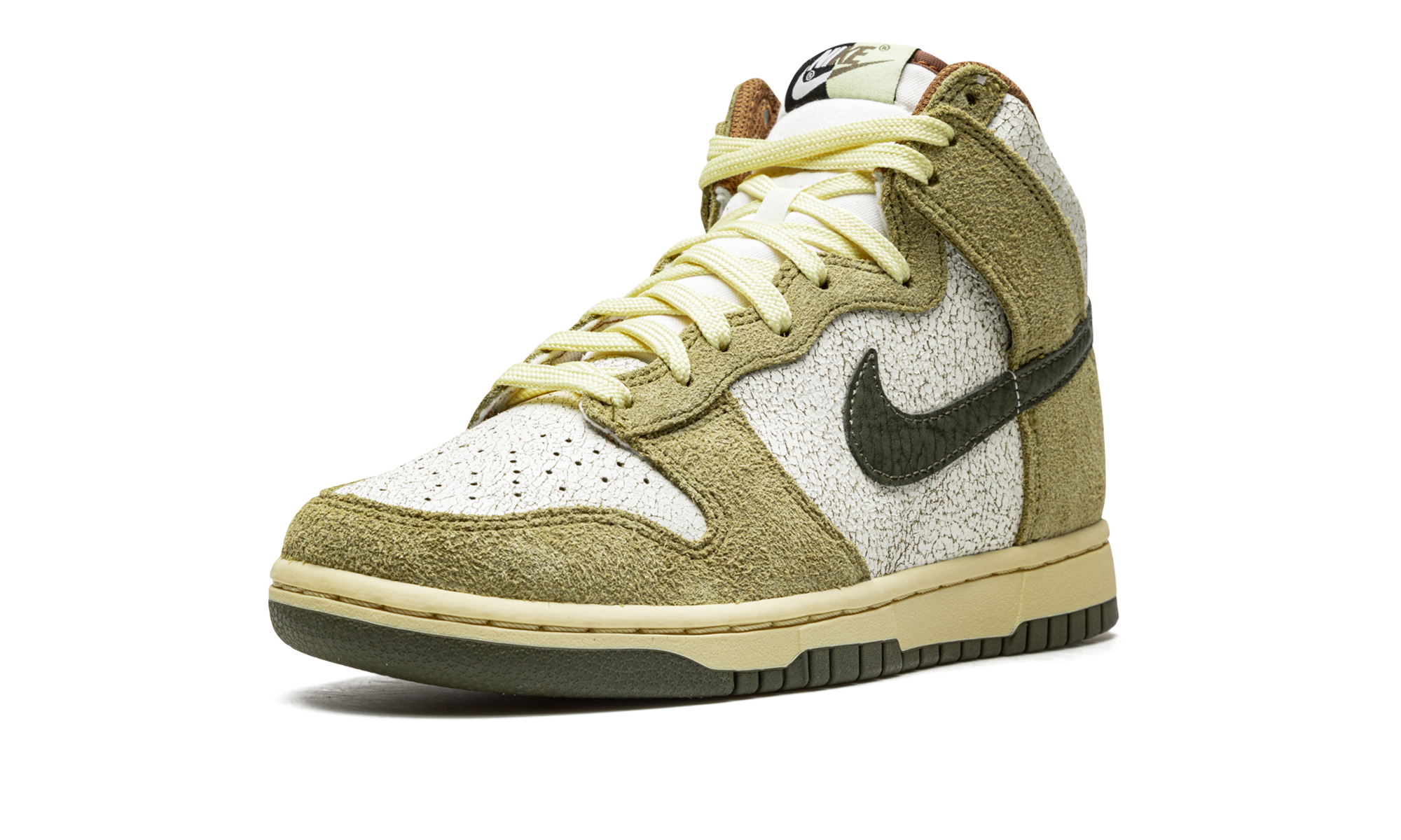 nike dunk high retro re raw halloween 2021+DO6713-300+left diagnol single view