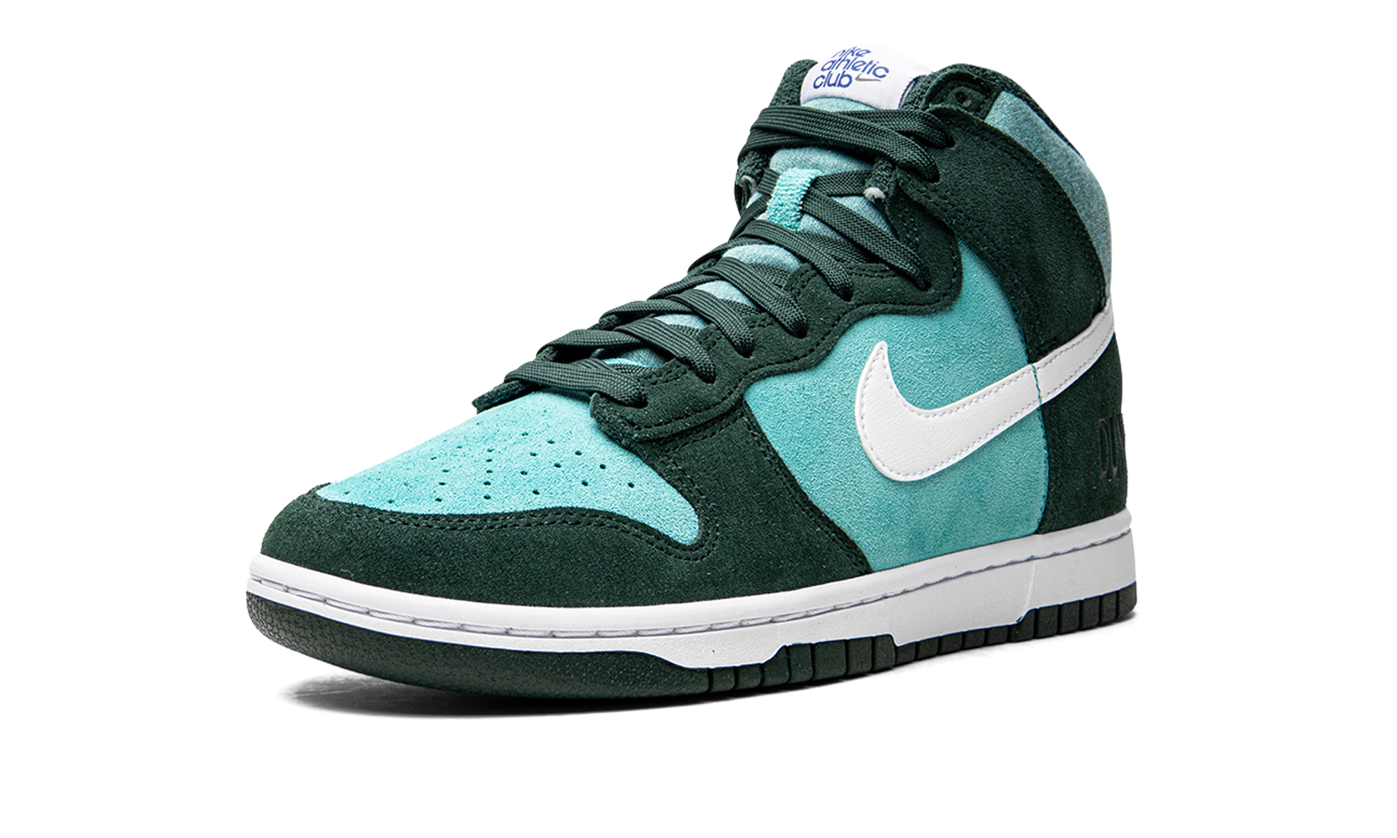 nike dunk high retro se athletic club pro green+DJ6152-300+left diagnol single view