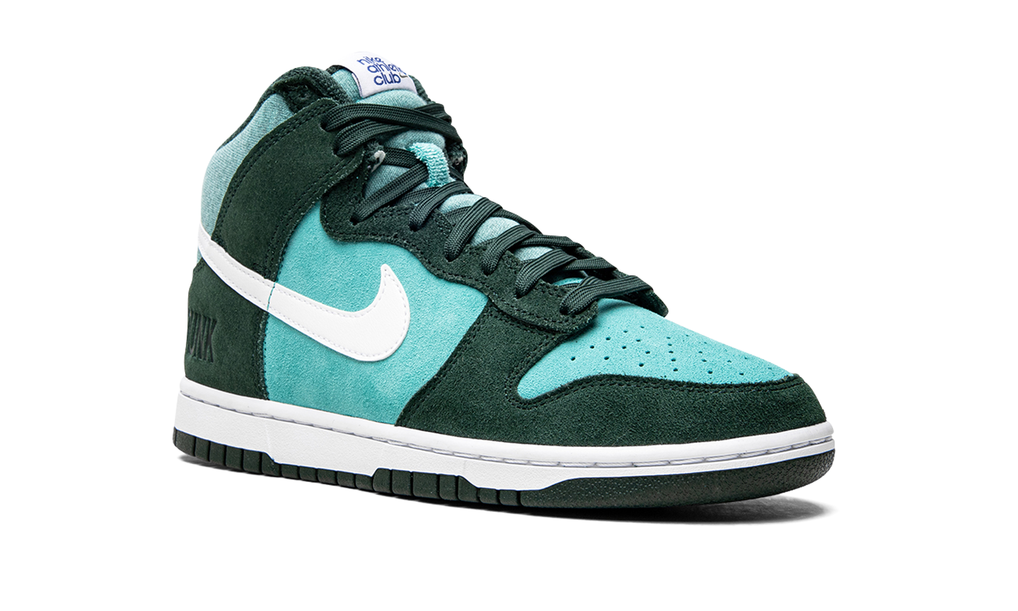 nike dunk high retro se athletic club pro green+DJ6152-300+diagnol right view