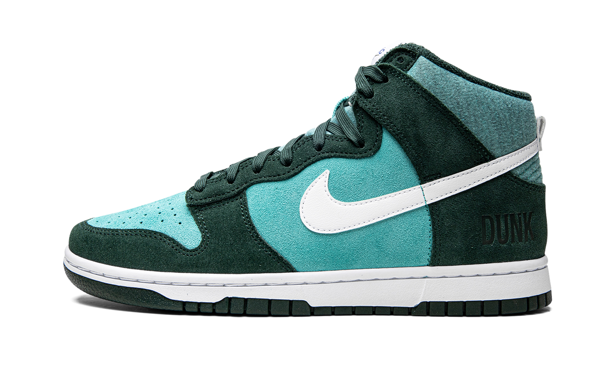 nike dunk high retro se athletic club pro green+DJ6152-300+diagnol right view 1