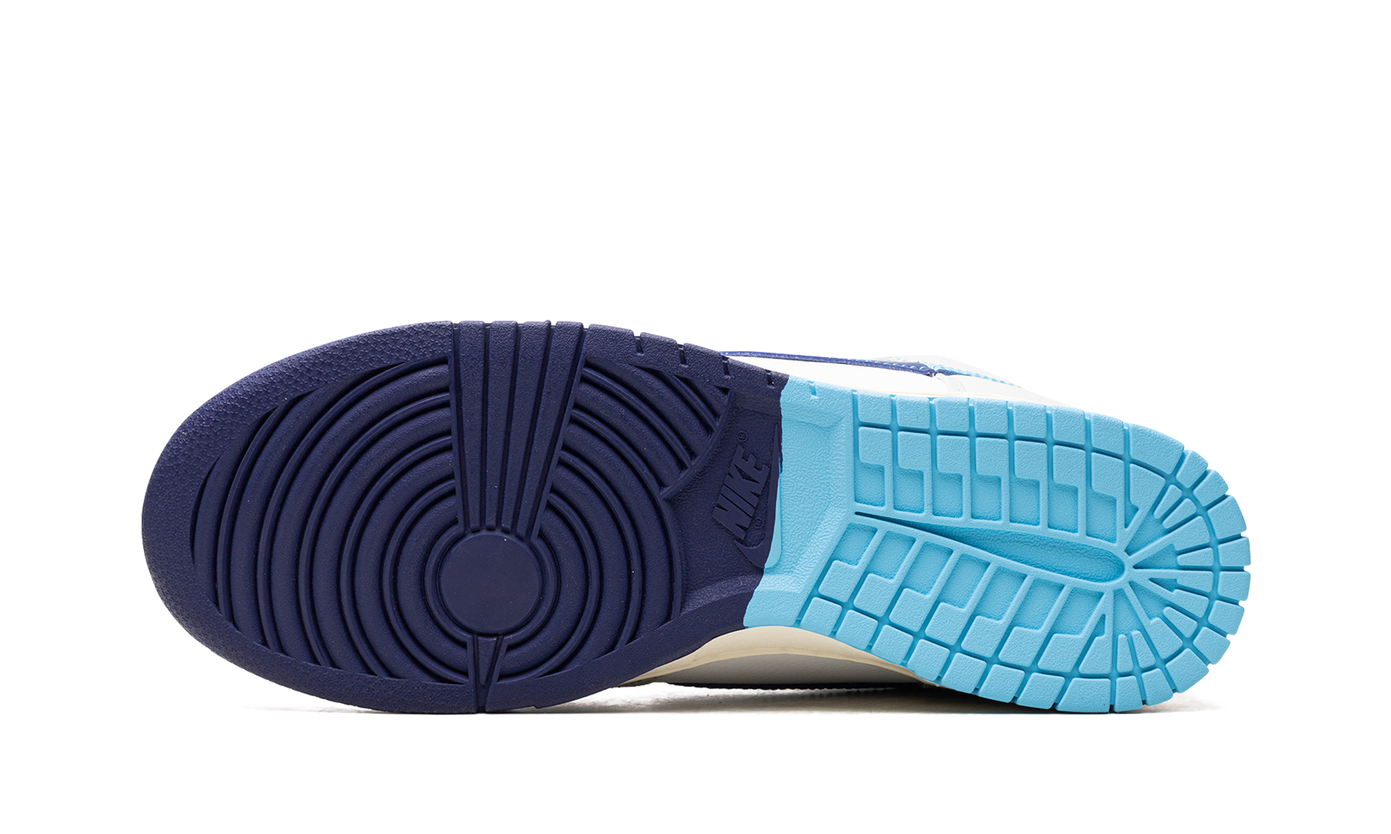 nike dunk high retro se split baltic blue+DZ2535-100+bottom view