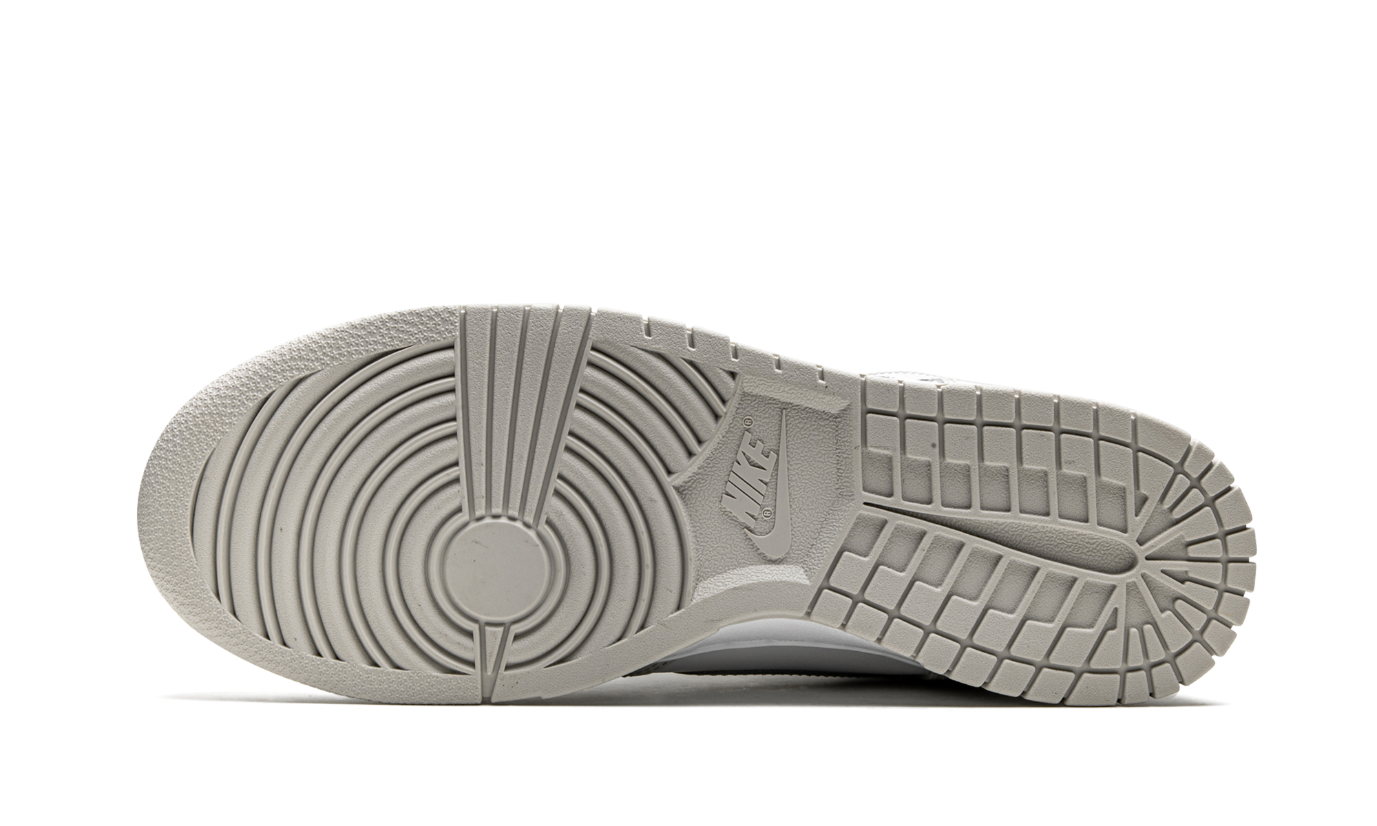 nike dunk high retro white vast grey+DD1399-100+bottom view