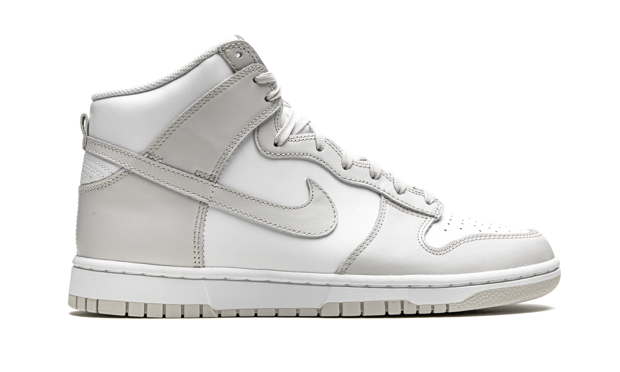 nike dunk high retro white vast grey+DD1399-100+right view