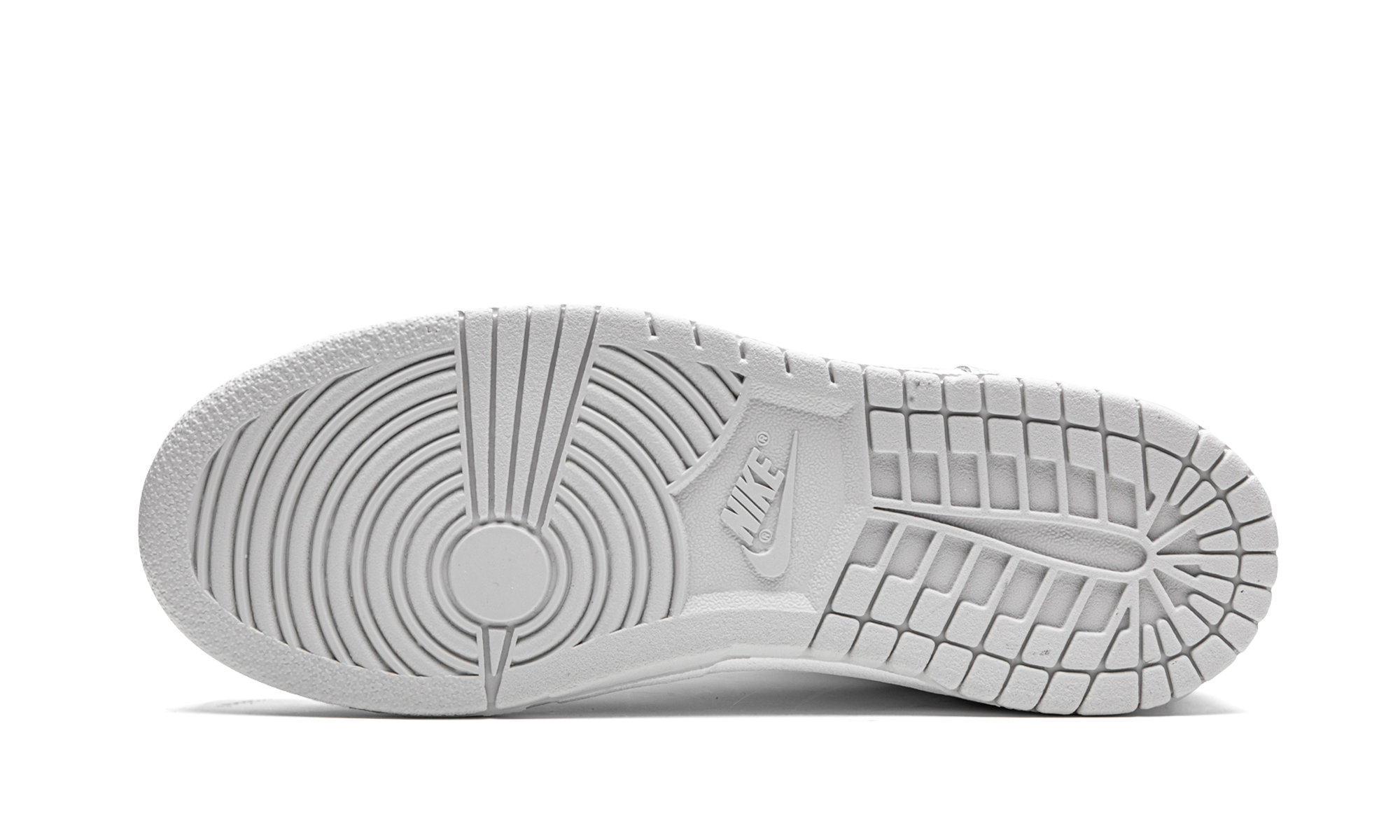 nike dunk high retro white vast grey ps+DD2314-101+bottom view
