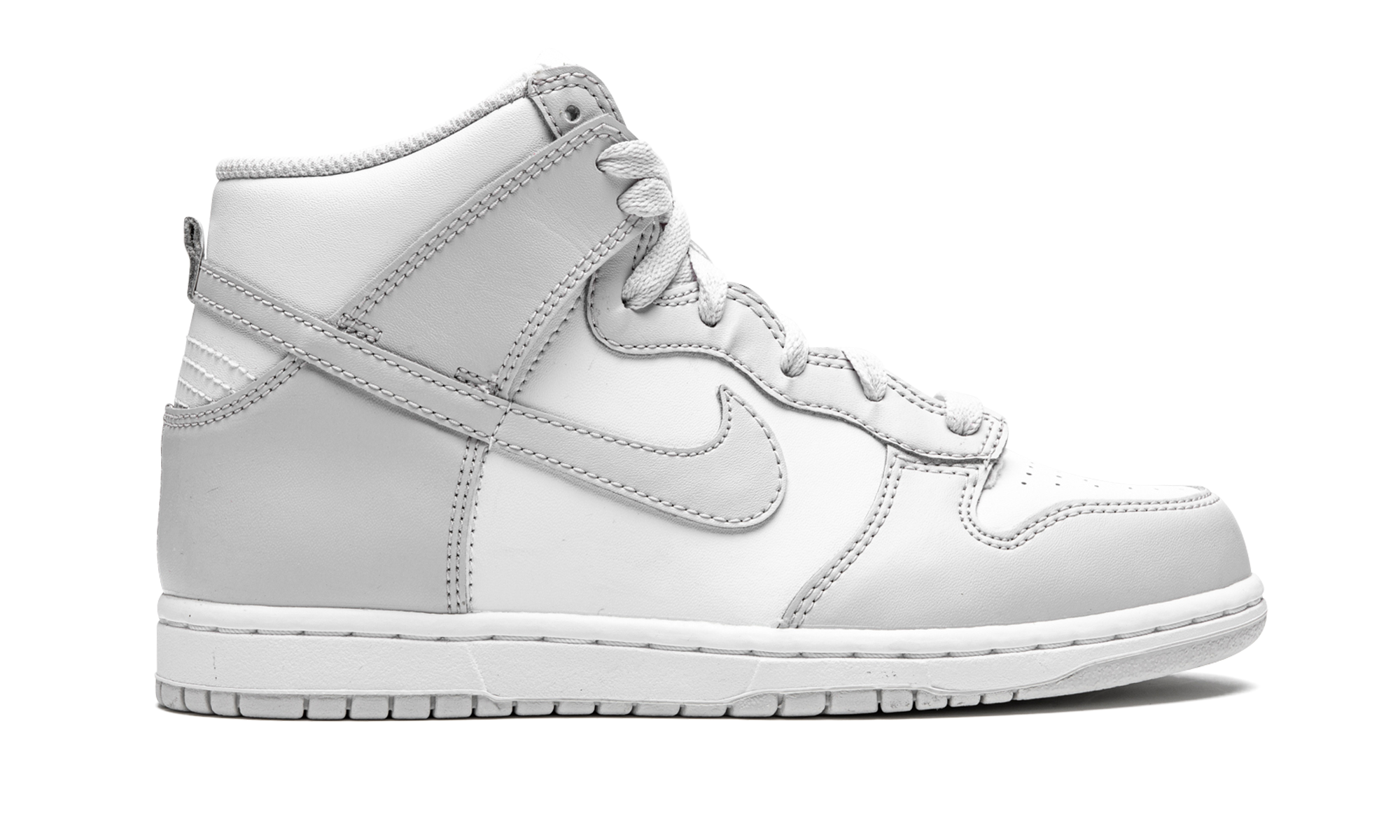 nike dunk high retro white vast grey ps+DD2314-101+right view