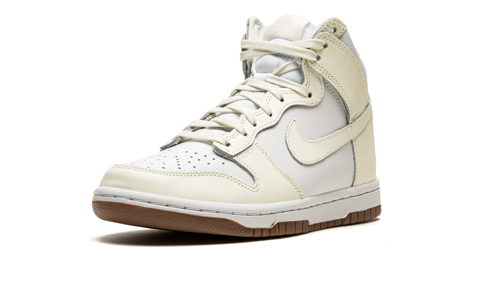 nike dunk high sail gum women s+DD1869-109+left diagnol single view