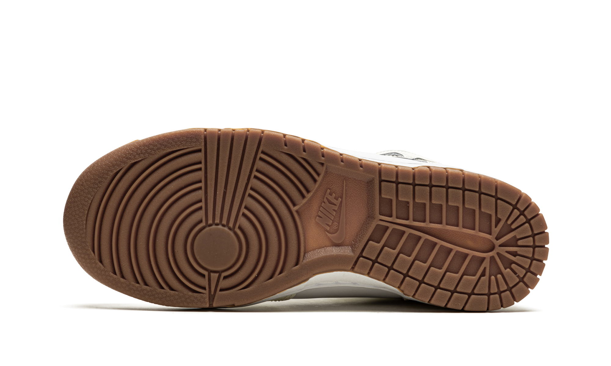 nike dunk high sail gum women s+DD1869-109+bottom view