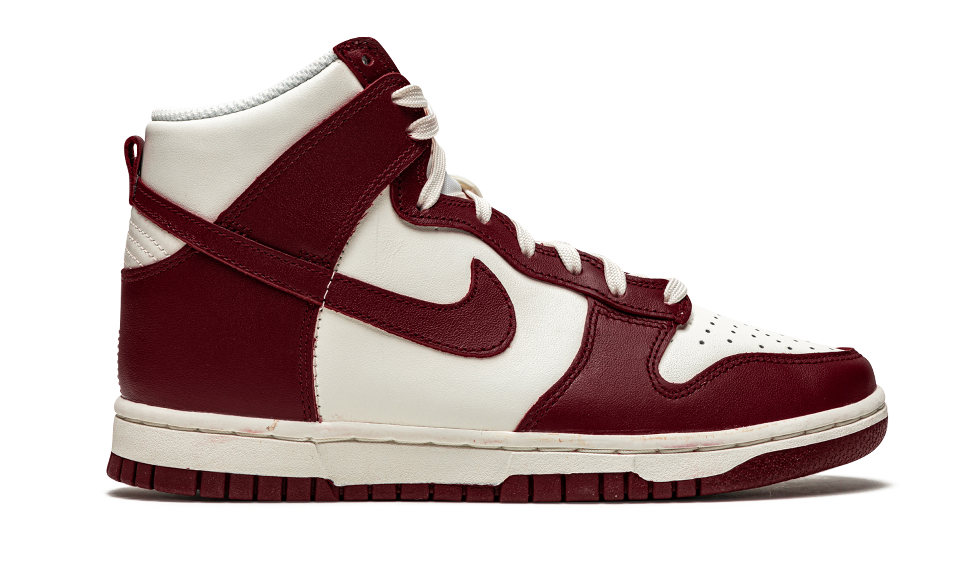 nike dunk high sail team red women s+DD1869-101+right view