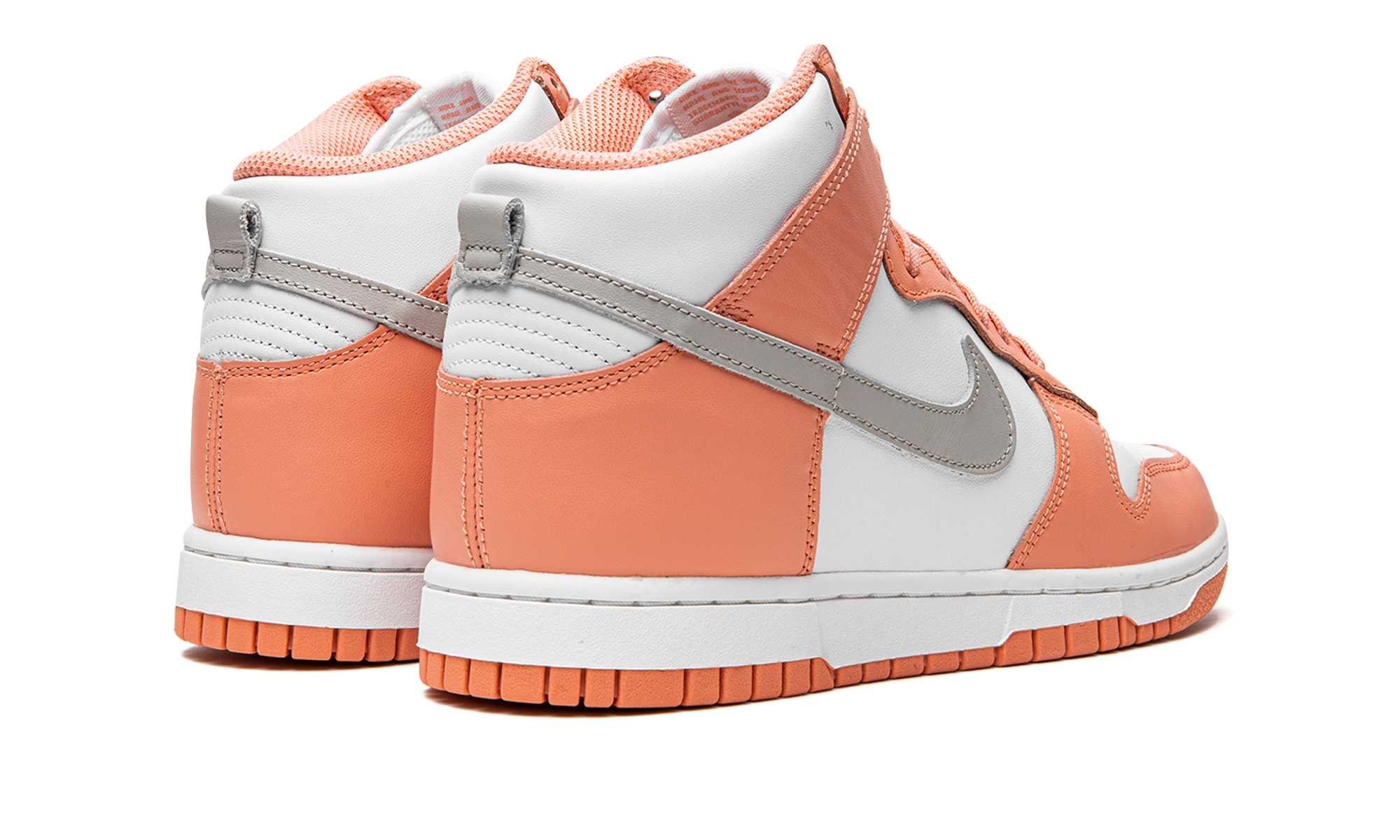 nike dunk high salmon women s+DD1869-600+diagnol right behind view