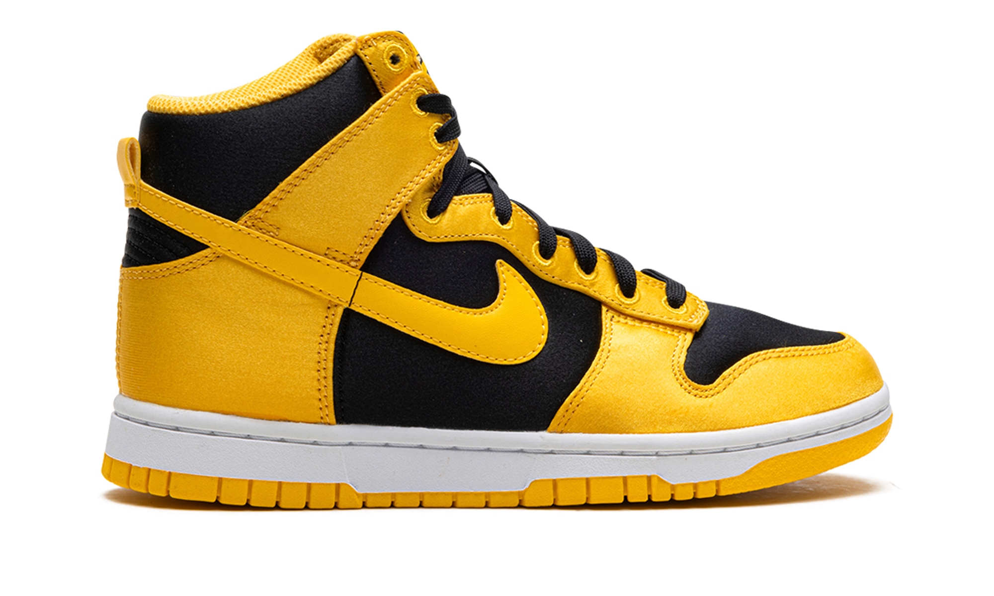 nike dunk high satin goldenrod women s+FN4216-001+right view