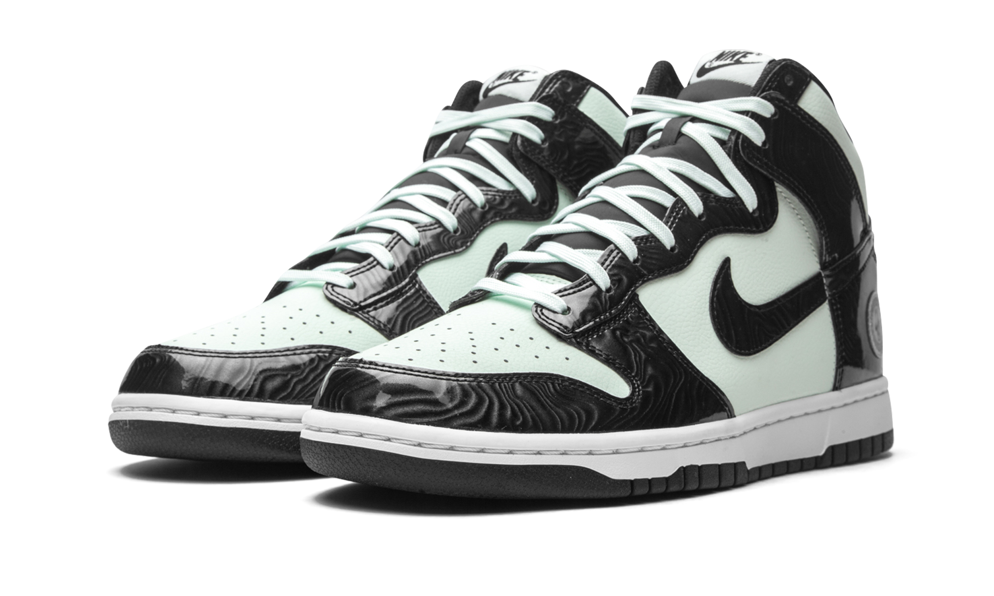 nike dunk high se all star 2021+DD1398-300+diagnol left view