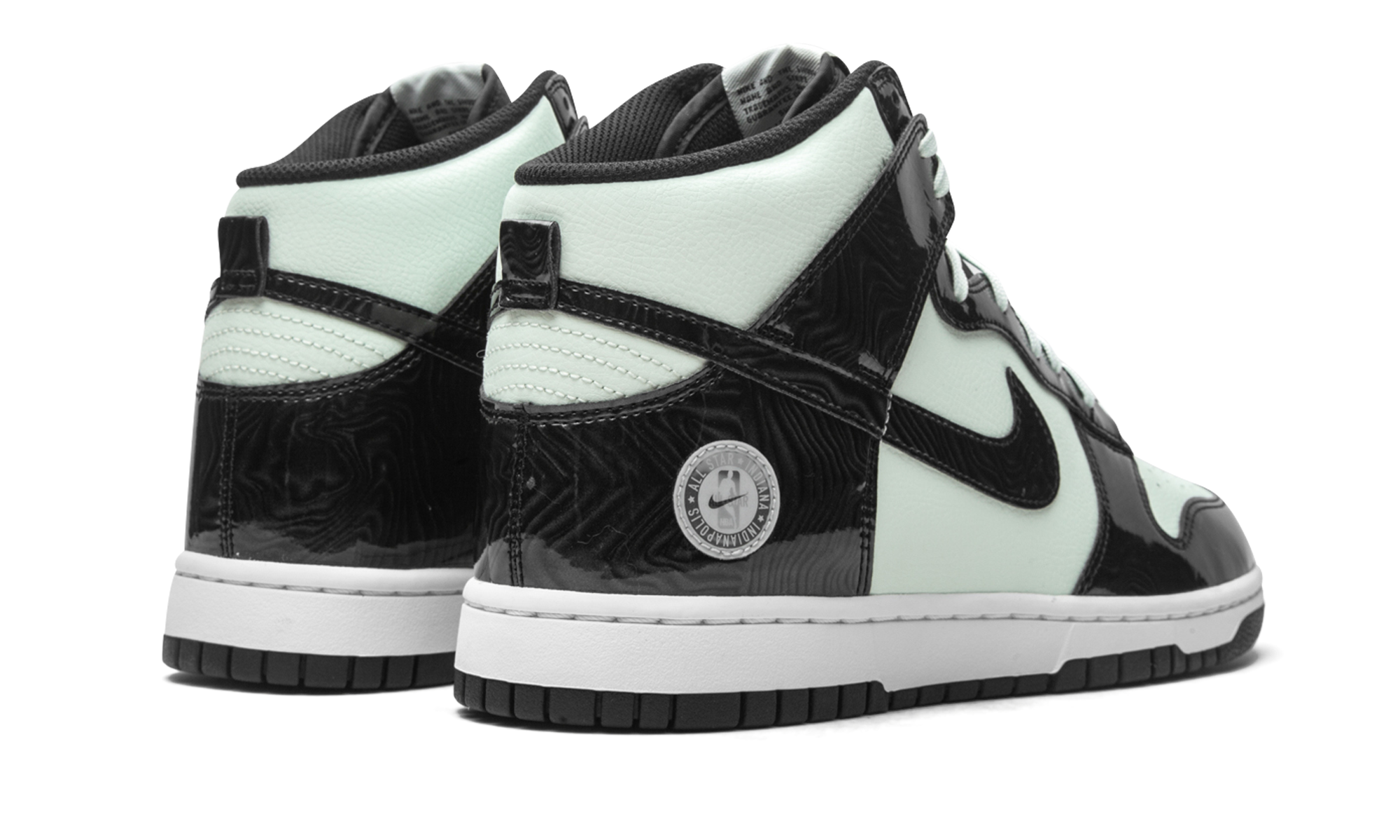 nike dunk high se all star 2021+DD1398-300+diagnol right behind view