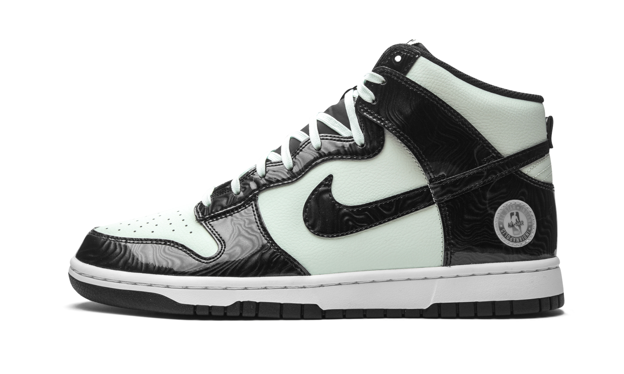 nike dunk high se all star 2021+DD1398-300+diagnol right view 1