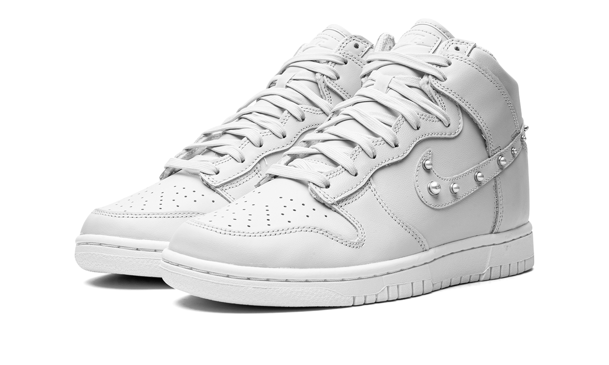 nike dunk high se pearl pure platinum women s+DR5488-001+diagnol left view