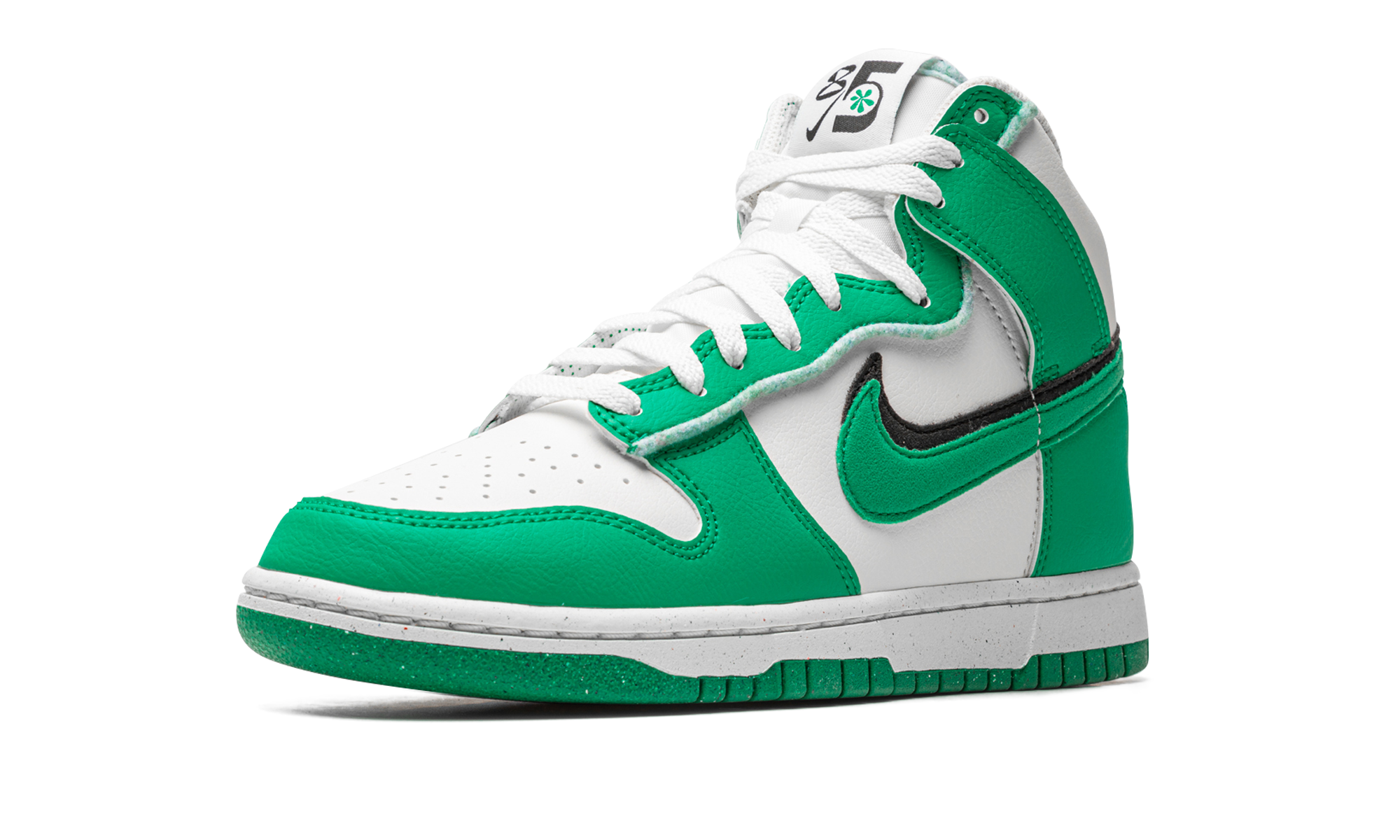 nike dunk high se stadium green+DO9775-001+left diagnol single view