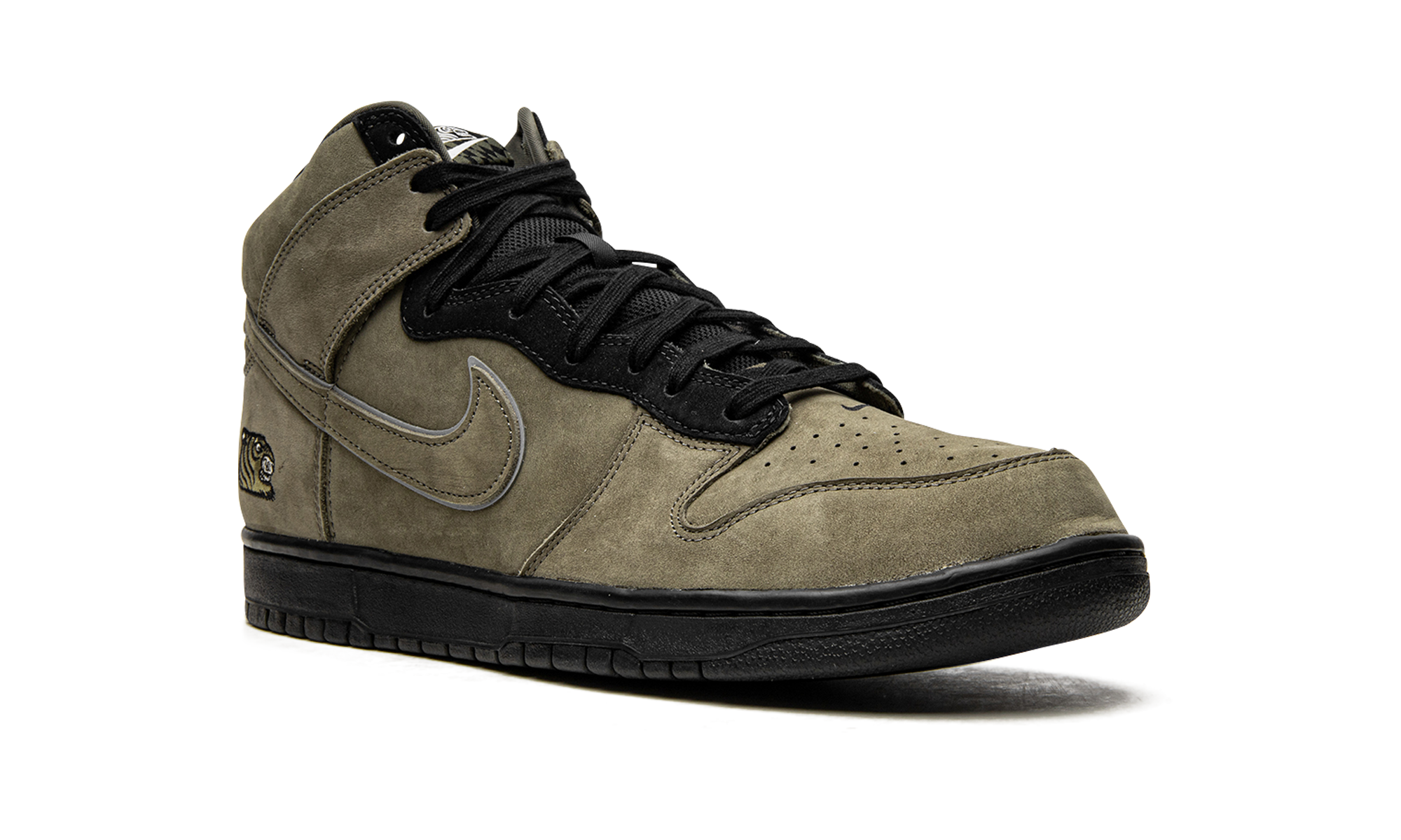 nike dunk high soulgoods olive+DR1415-200+diagnol right view