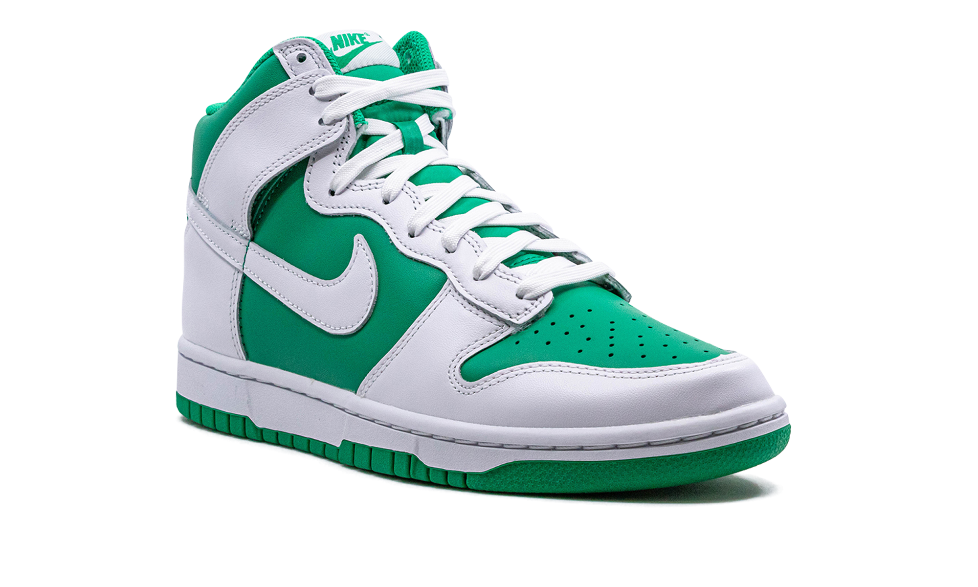 nike dunk high stadium green white+DV0829-300+diagnol right view