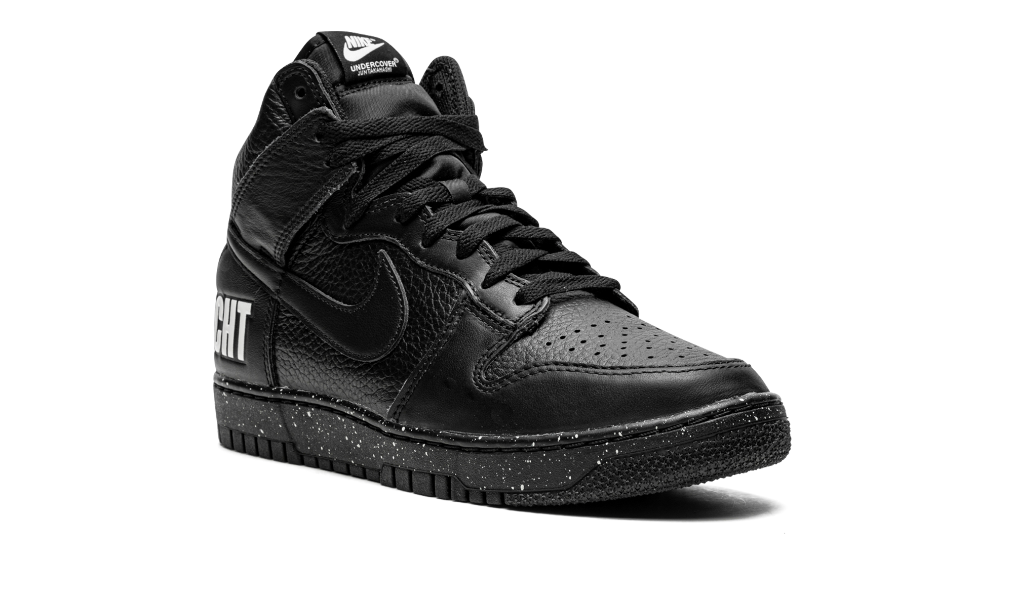 nike dunk high undercover chaos black+DQ4121-001+diagnol right view