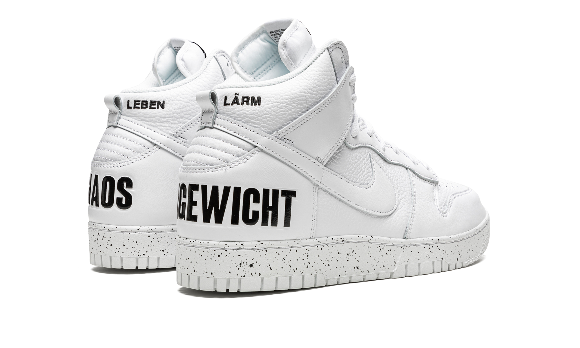 nike dunk high undercover chaos white+DQ4121-100+diagnol right behind view