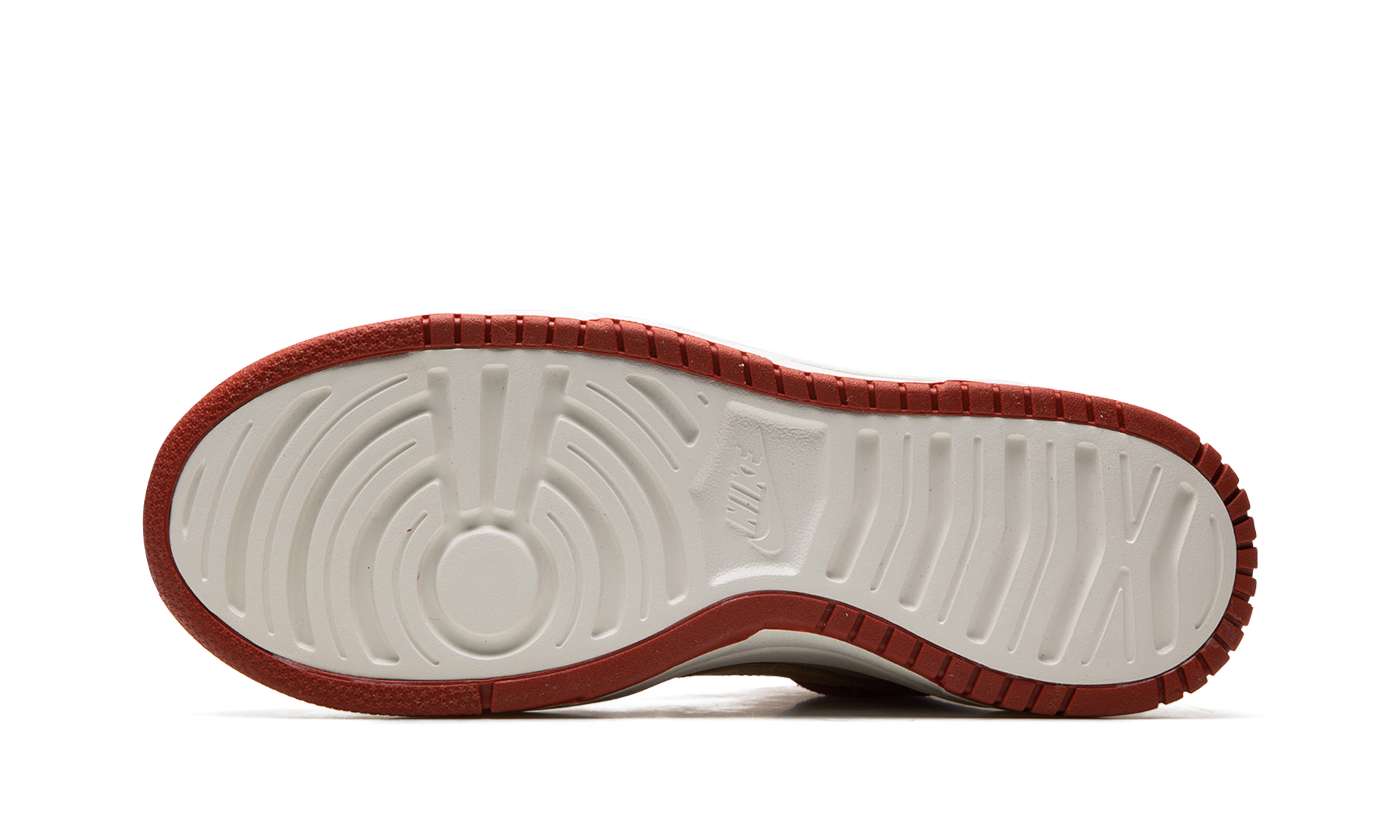 nike dunk high up cinnabar women s+DH3718-600+bottom view