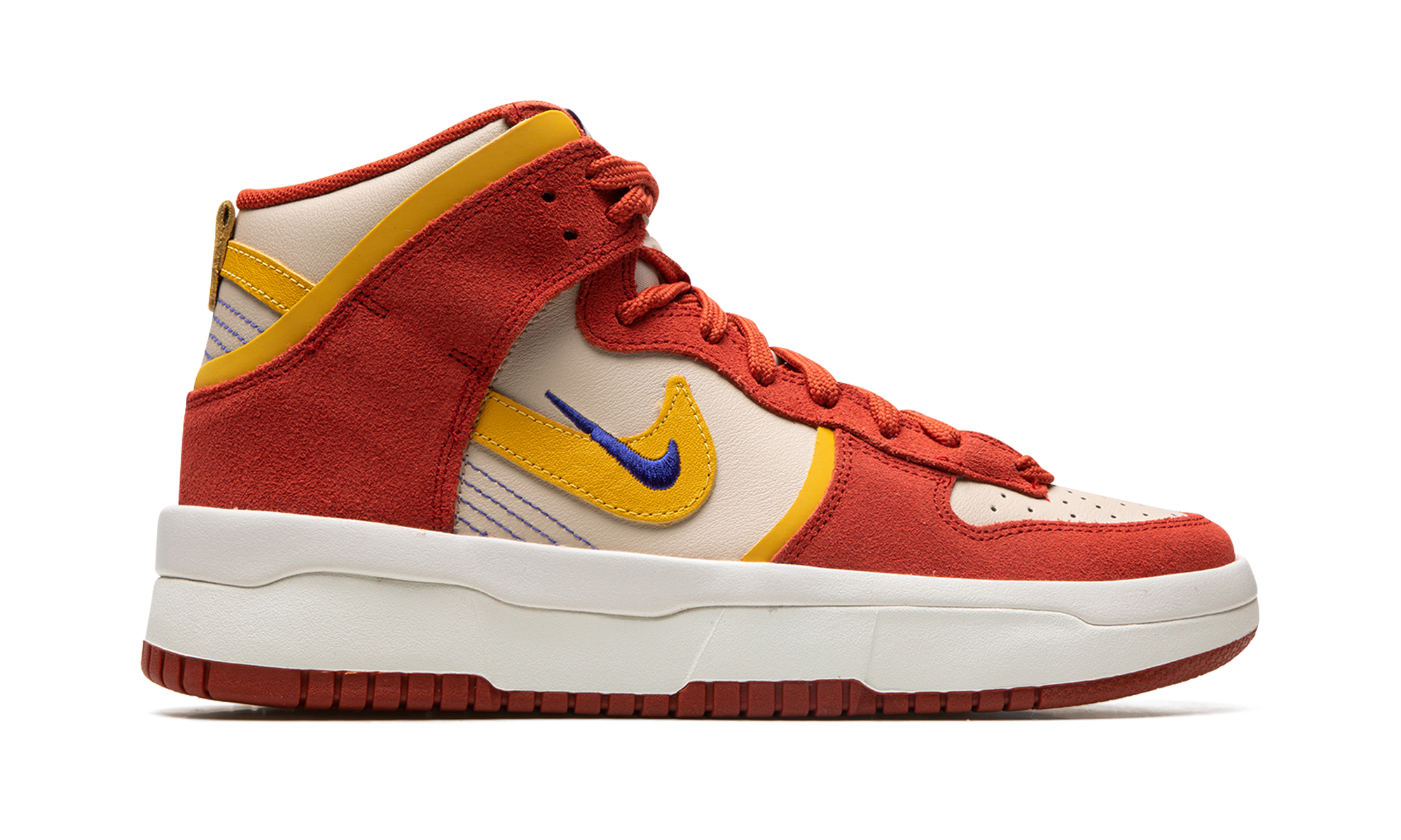 nike dunk high up cinnabar women s+DH3718-600+right view