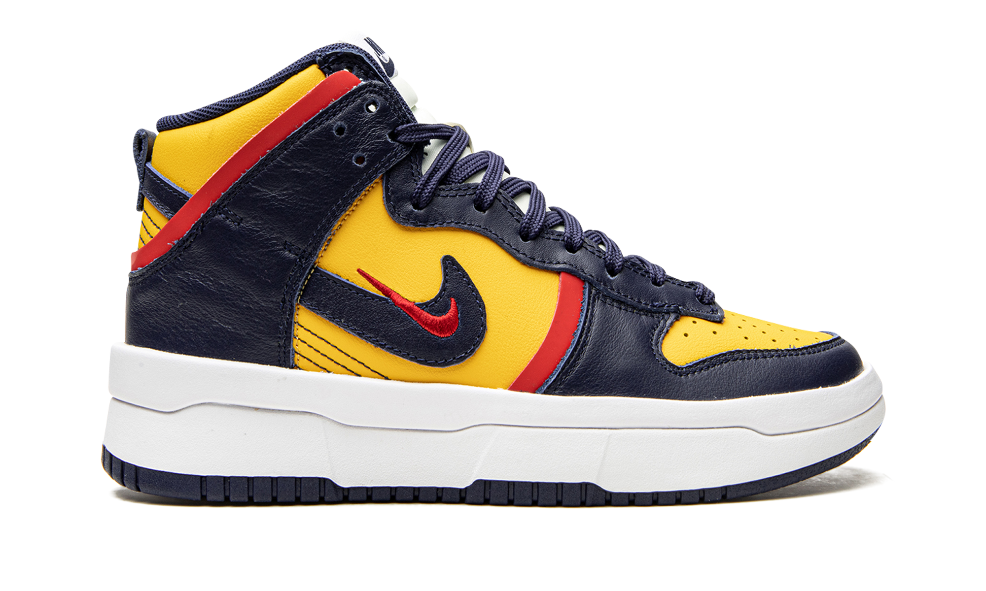 nike dunk high up michigan women s+DH3718-701+right view