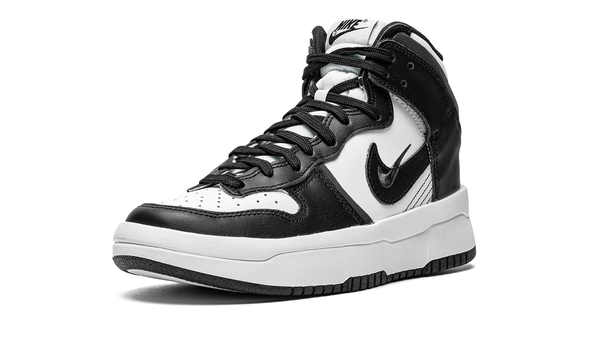 nike dunk high up panda women s+DH3718-104+left diagnol single view
