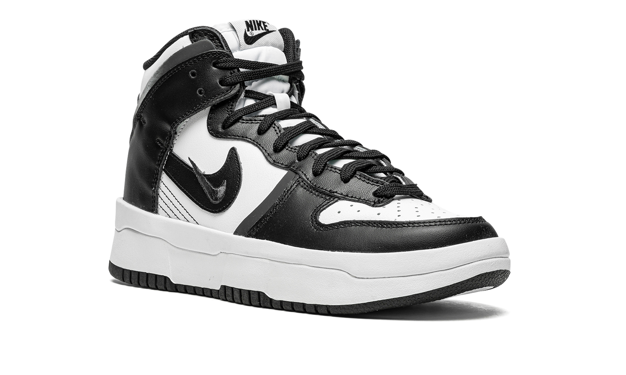 nike dunk high up panda women s+DH3718-104+diagnol right view