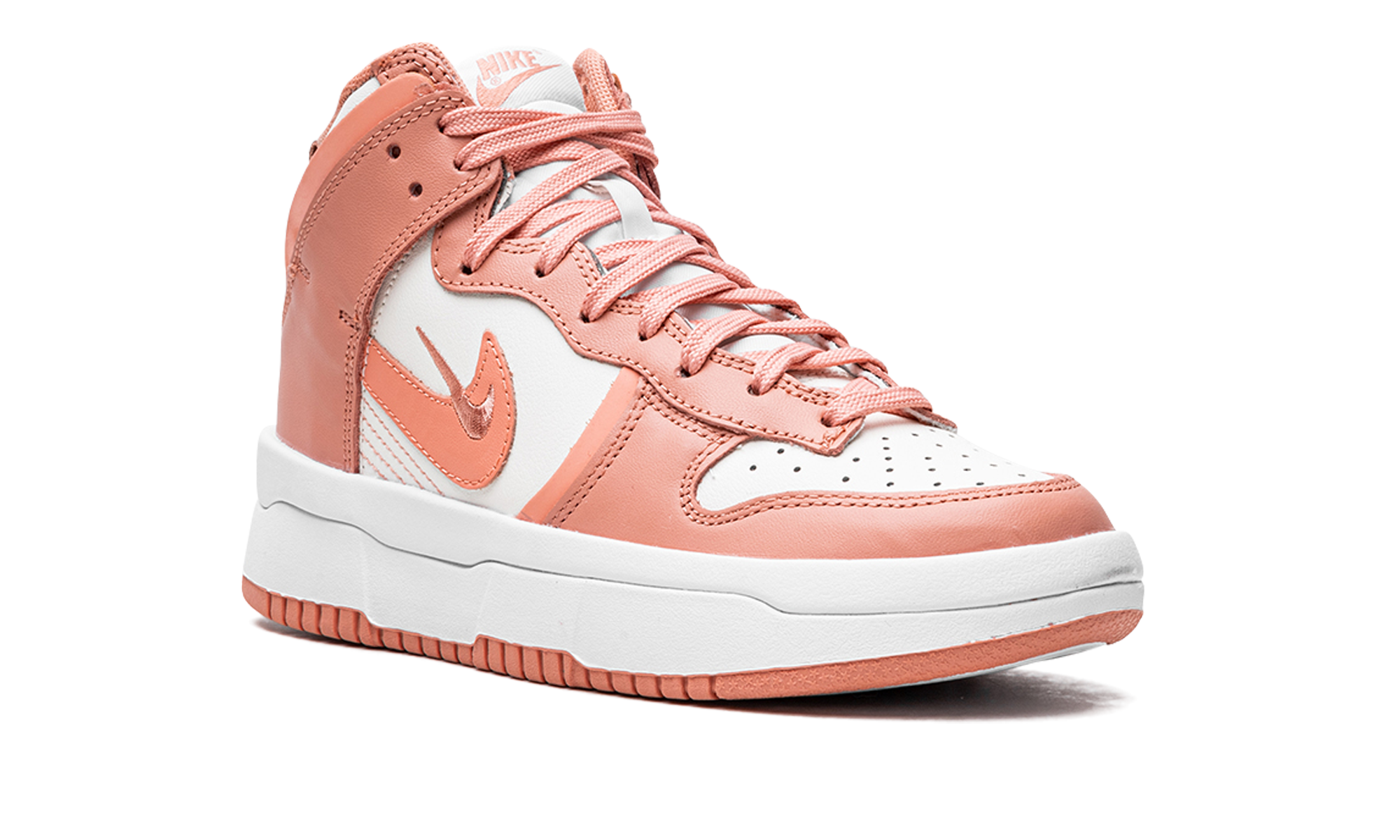 nike dunk high up sail light madder root+DH3718-107+diagnol right view